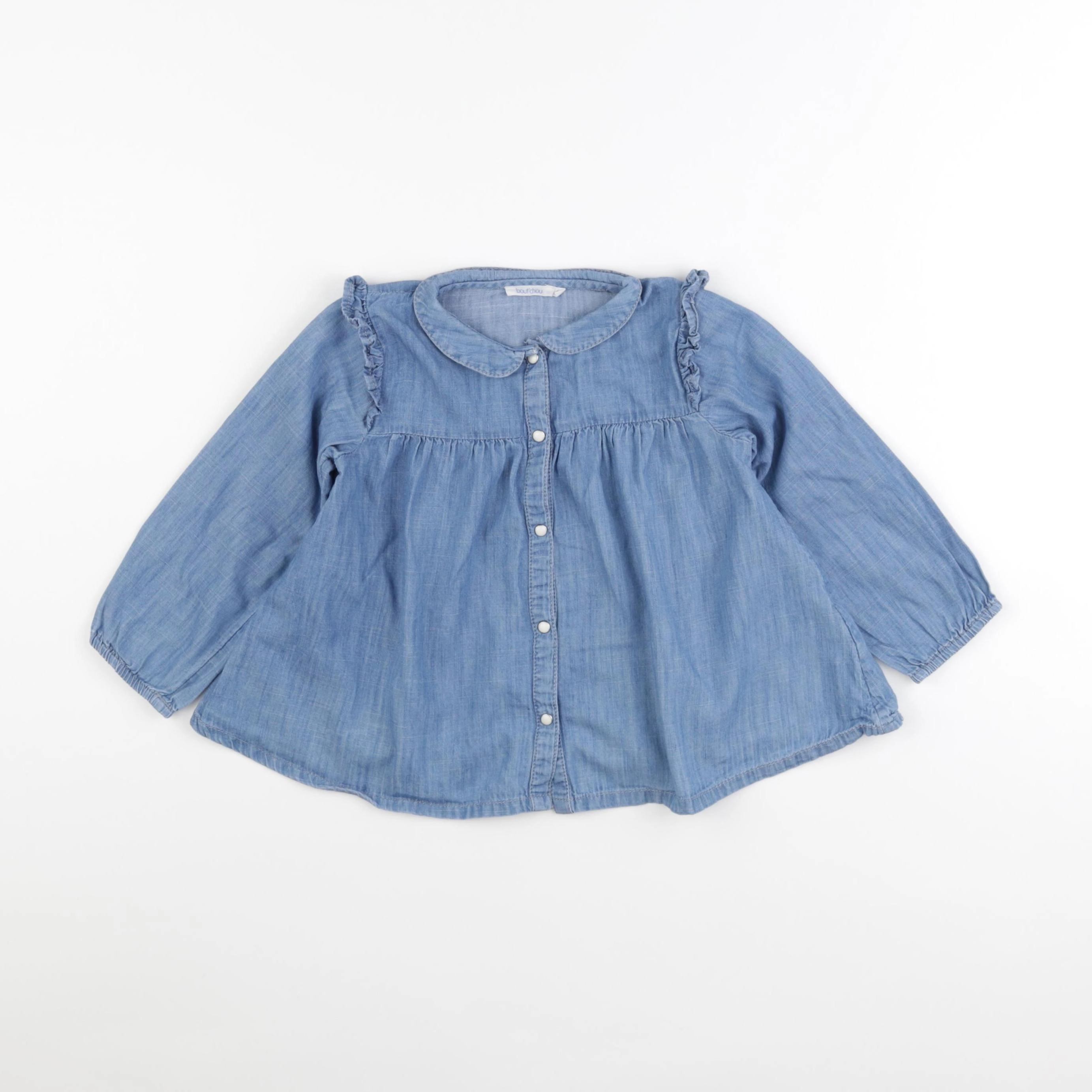 Boutchou - blouse bleu - 36 mois