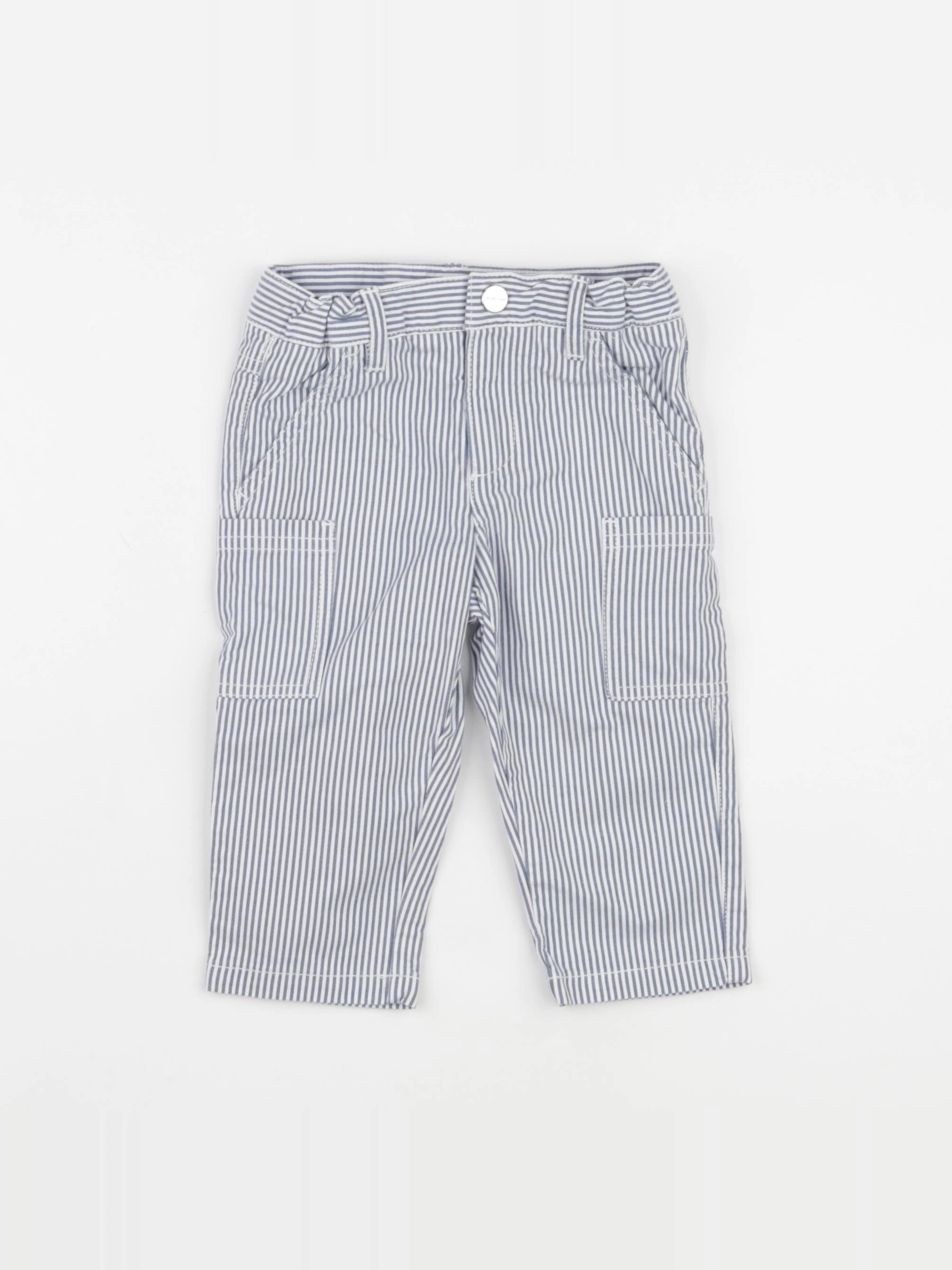 Jacadi - pantalon bleu - 12 mois