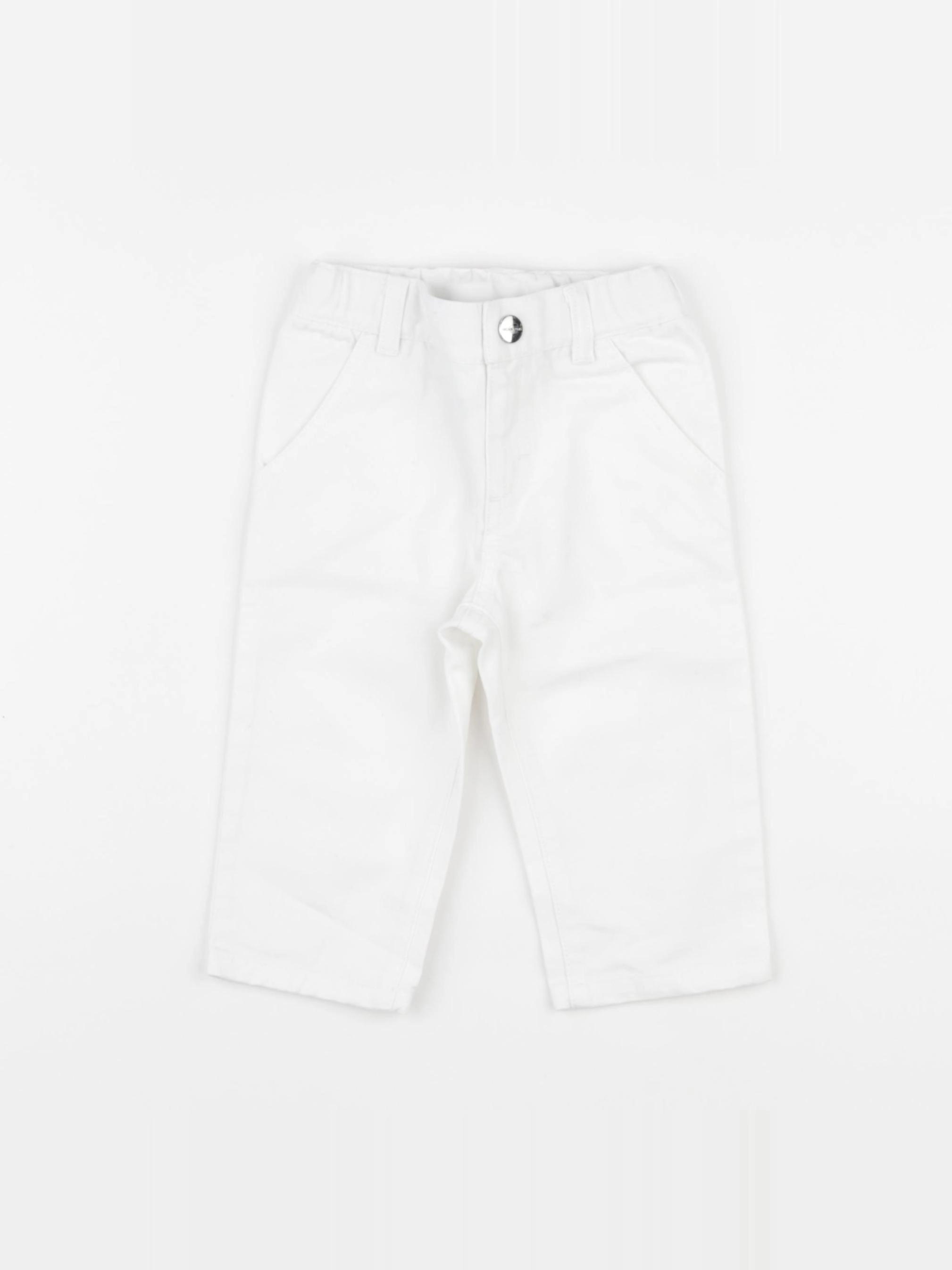 Jacadi - pantalon blanc - 12 mois