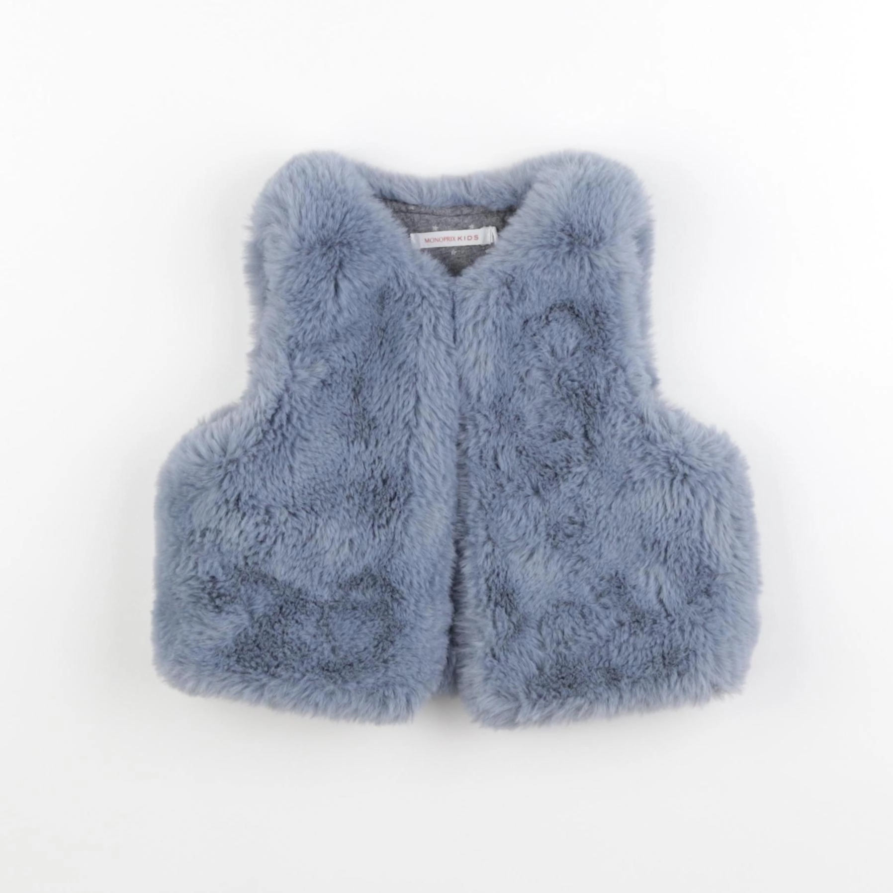 Monoprix - gilet bleu - 3 ans