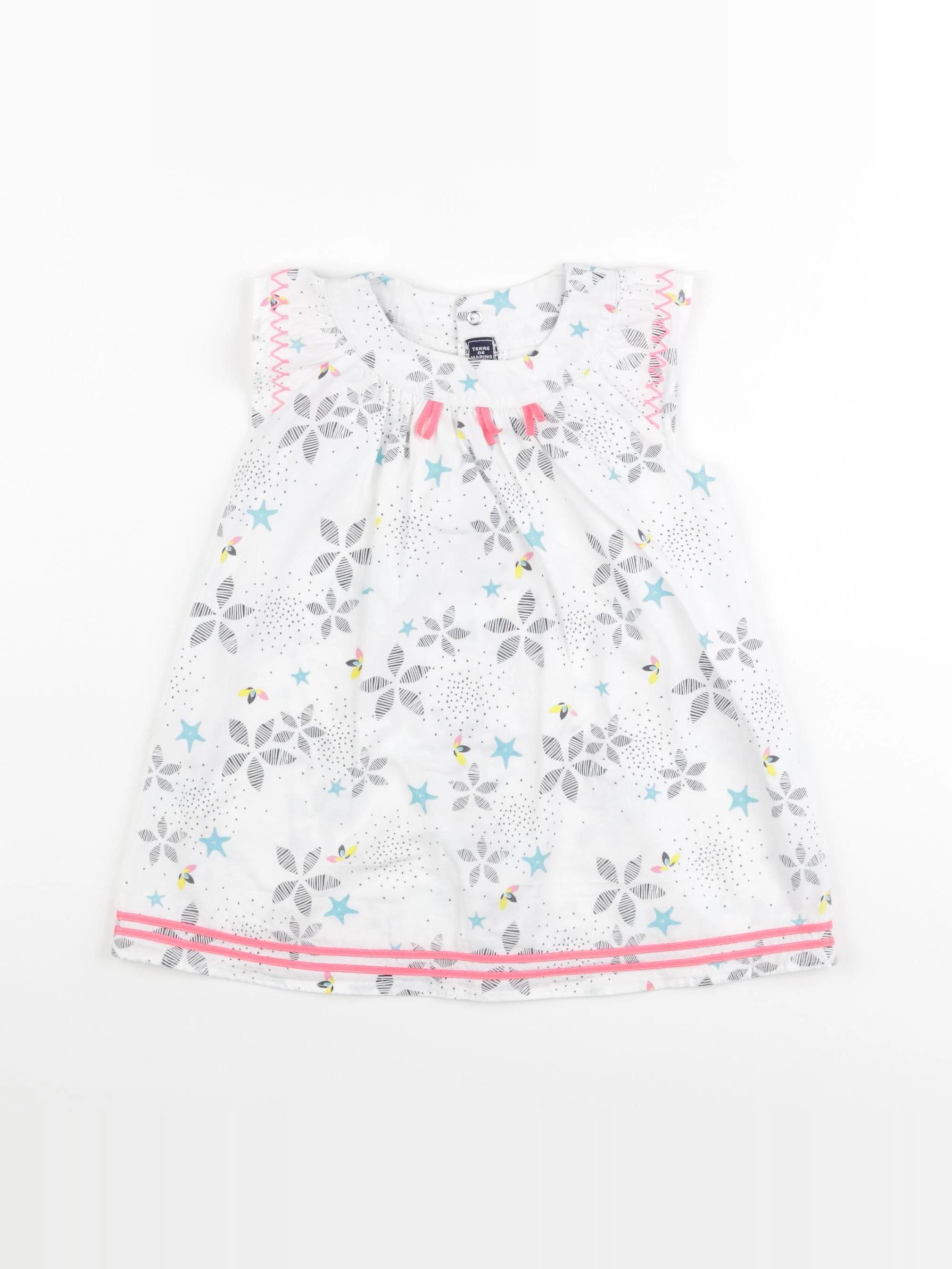 Terre de marins - robe multicolore - 18 mois
