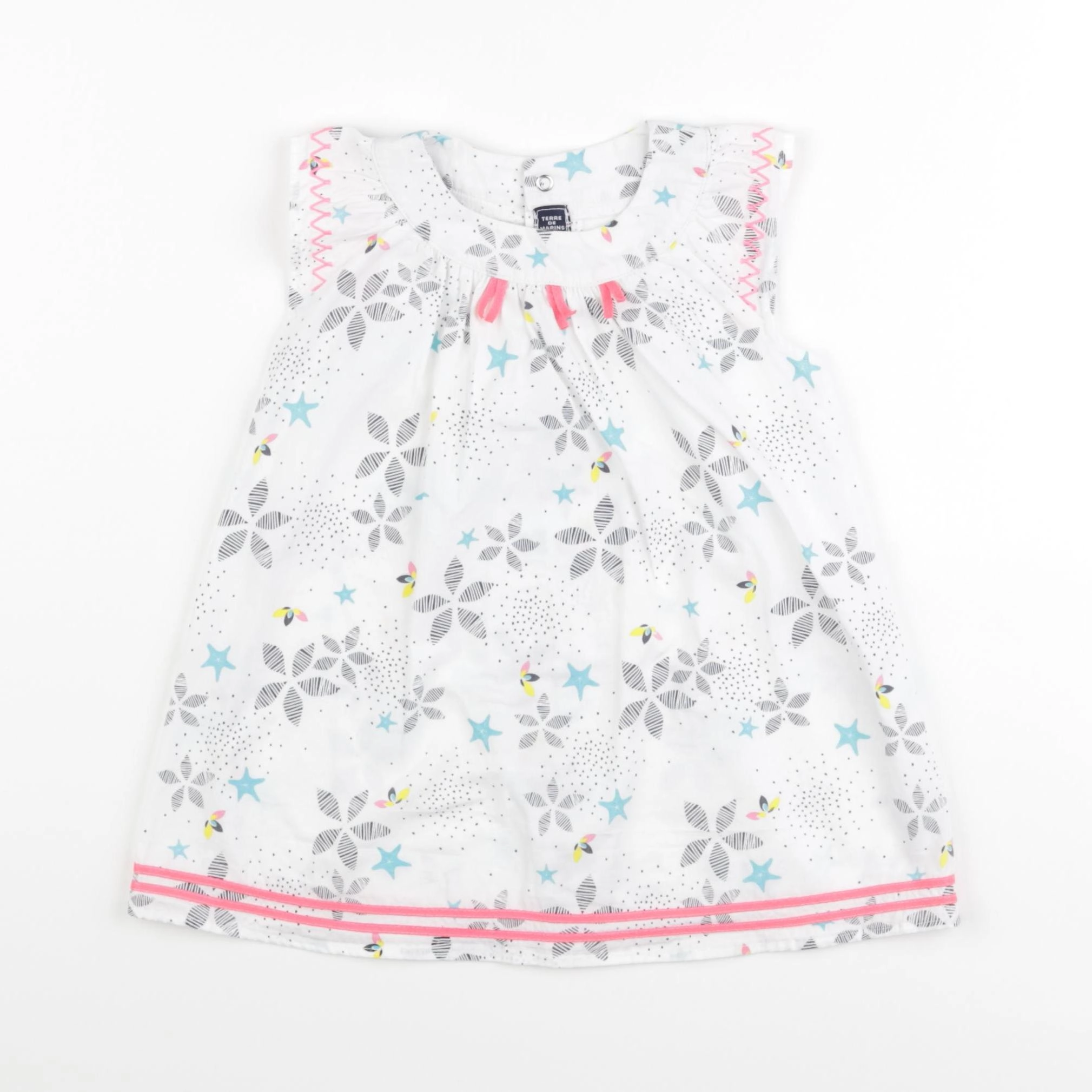 Terre de marins - robe multicolore - 18 mois