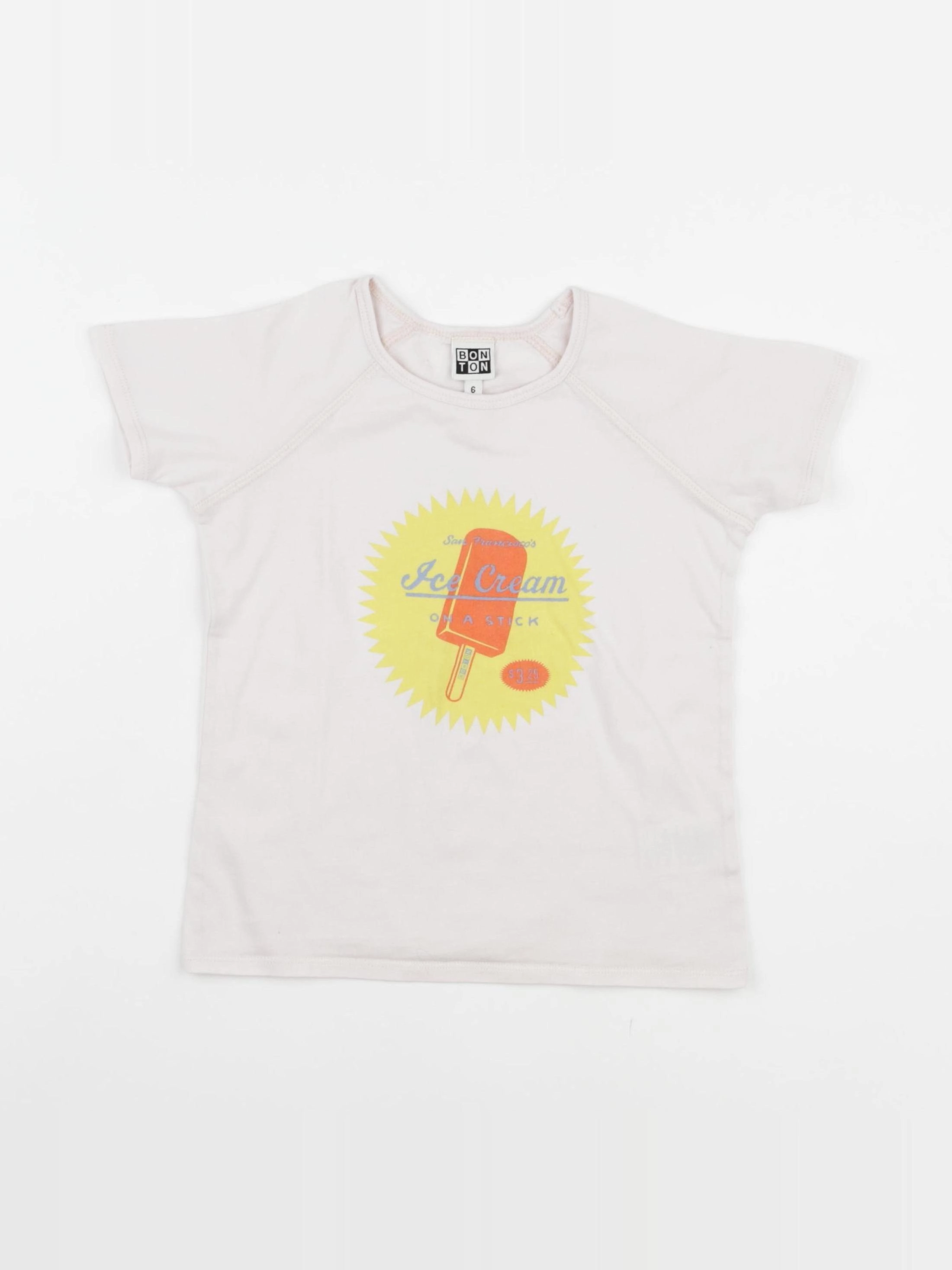 Bonton - tee-shirt rose - 6 ans