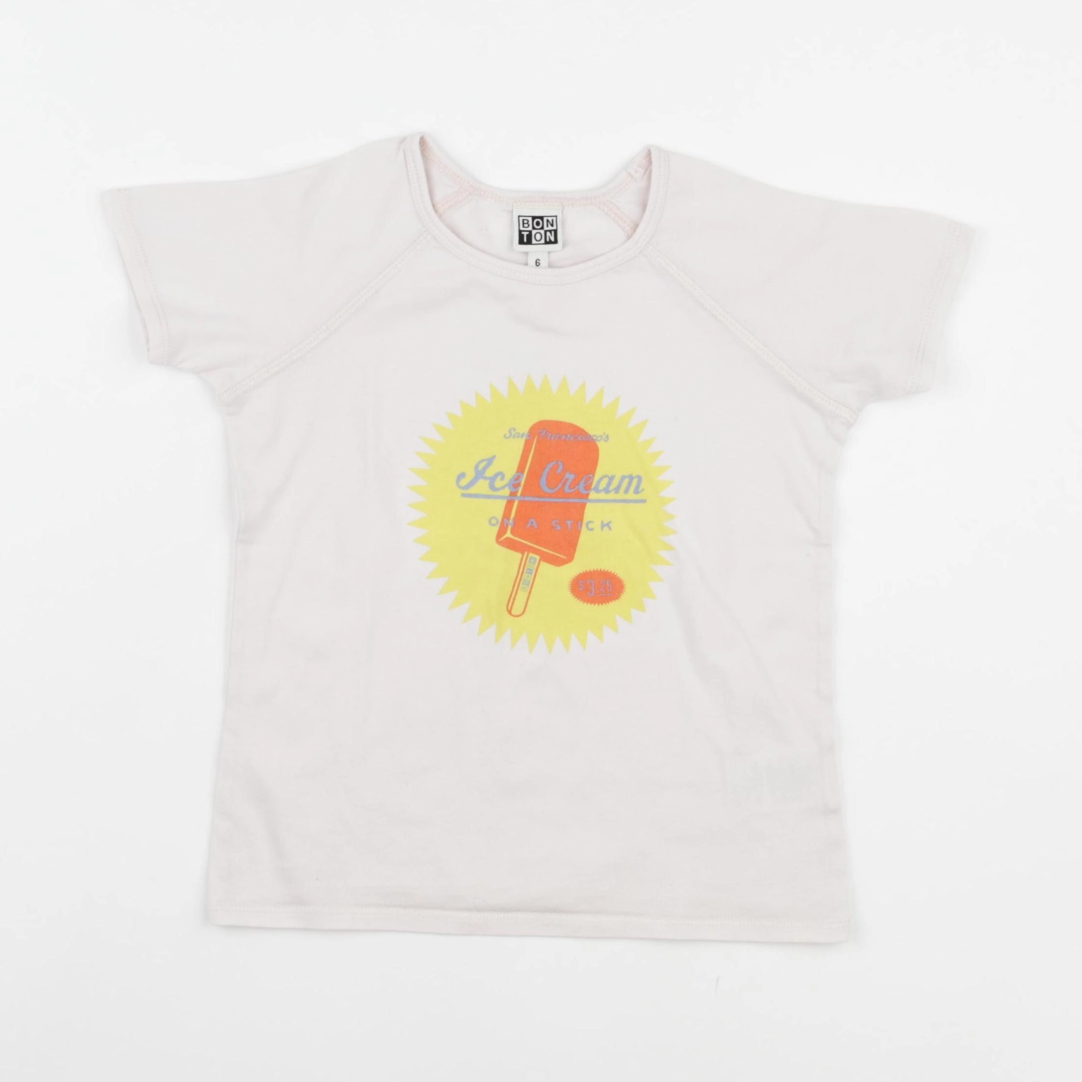 Bonton - tee-shirt rose - 6 ans