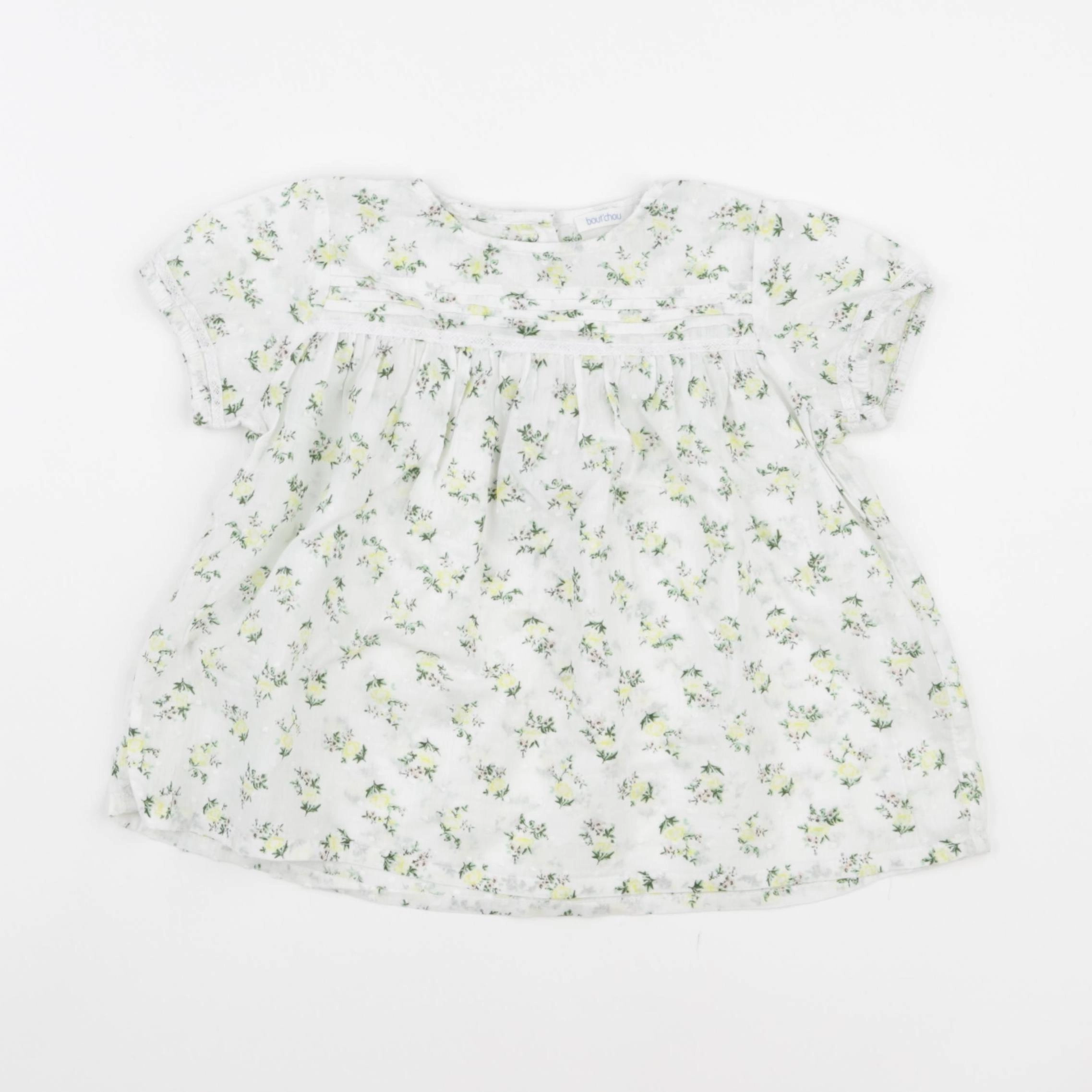 Boutchou - blouse blanc - 24 mois