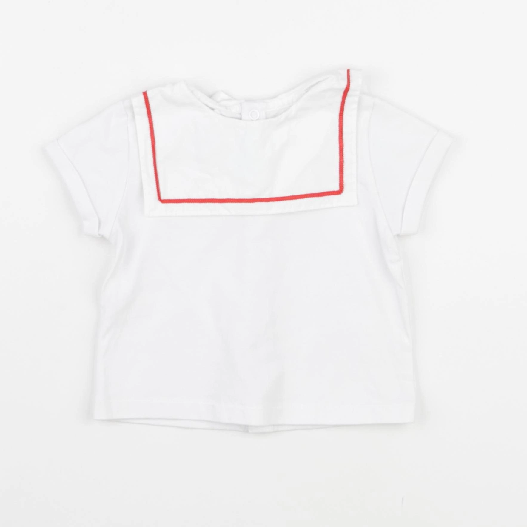 Jacadi - blouse blanc - 12 mois
