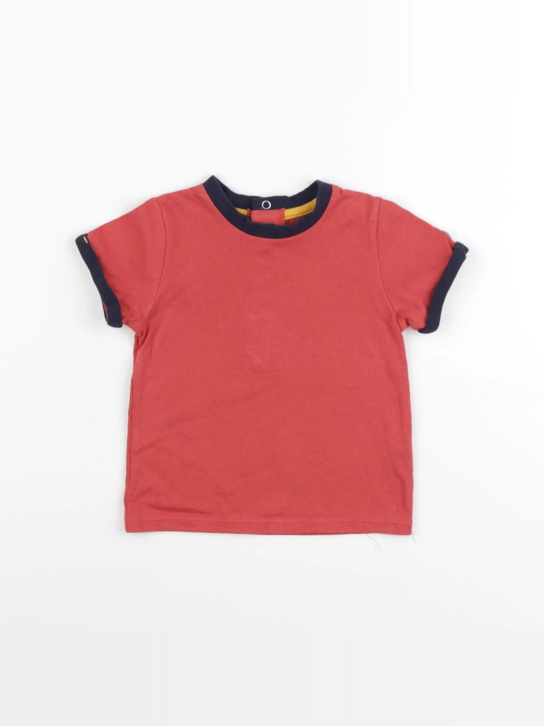 Terre de marins - tee-shirt orange - 12 mois
