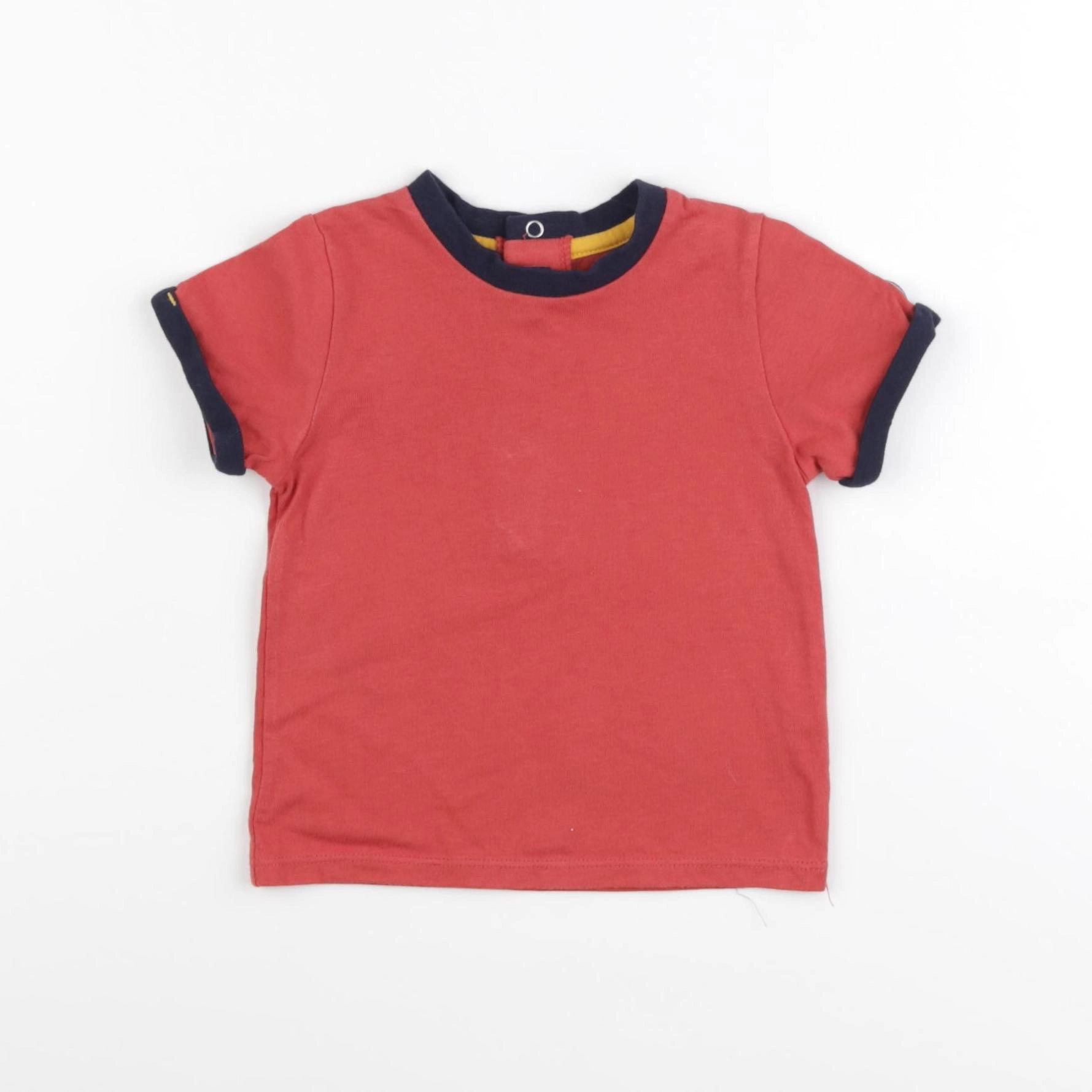 Terre de marins - tee-shirt orange - 12 mois