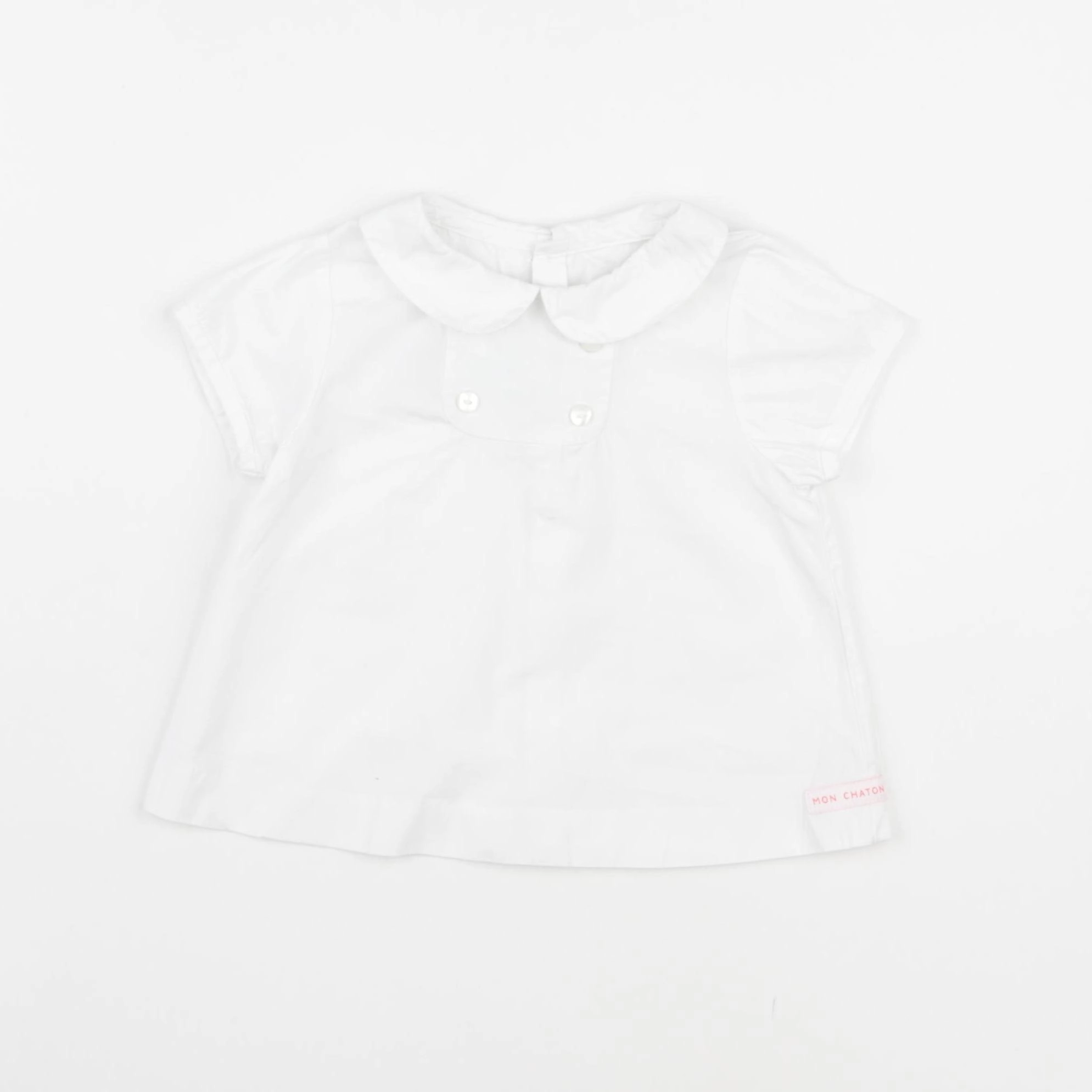 Jacadi - blouse blanc - 12 mois