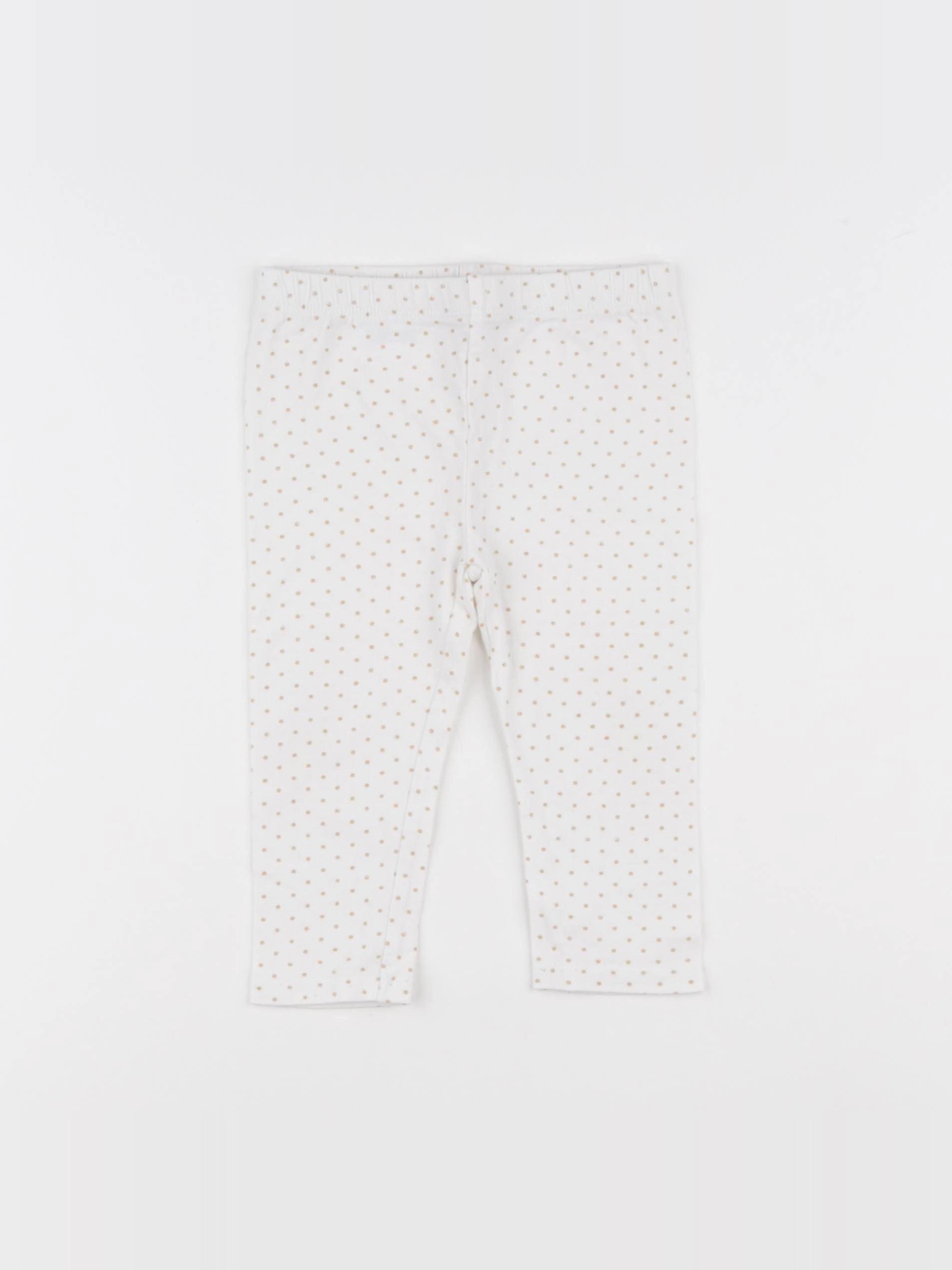 Vertbaudet - legging blanc - 18 mois