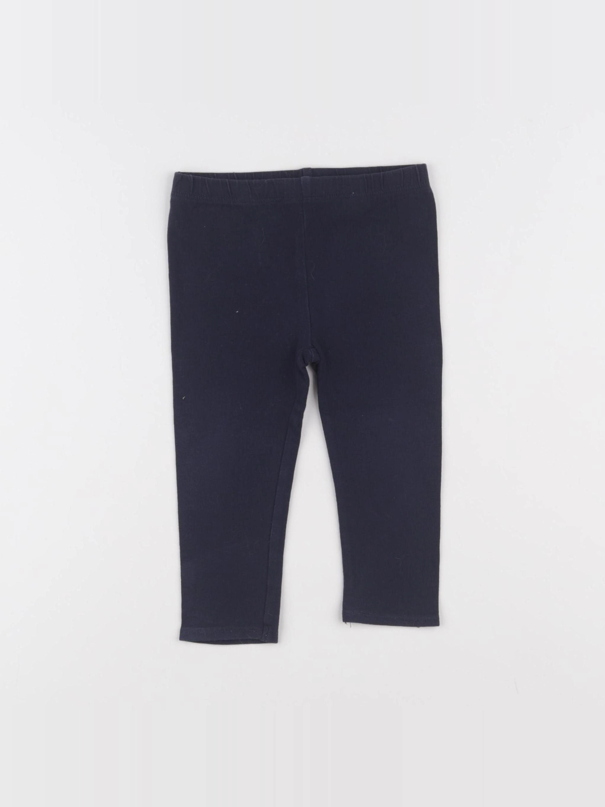 Vertbaudet - legging bleu - 18 mois