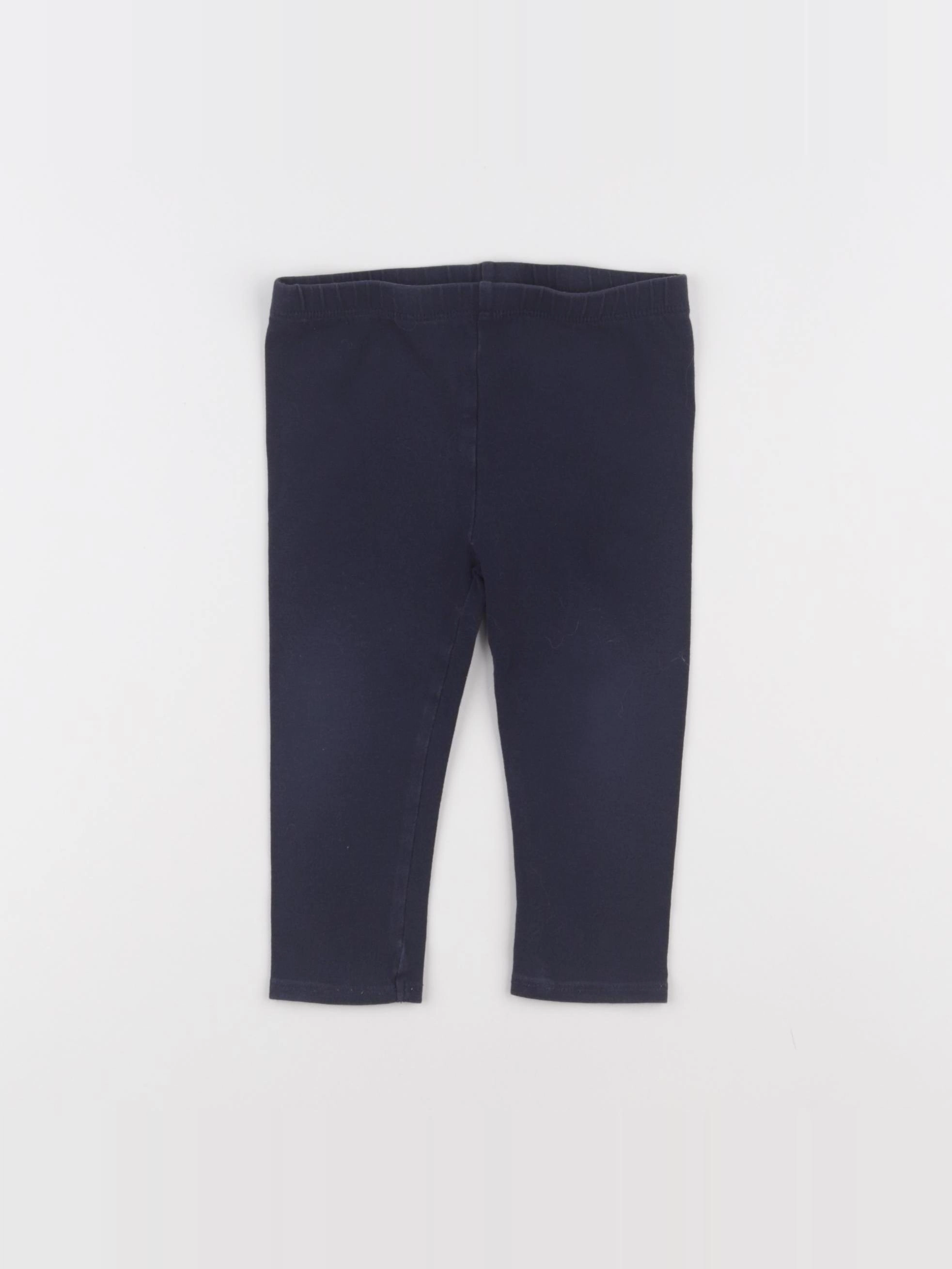 Vertbaudet - legging bleu - 18 mois