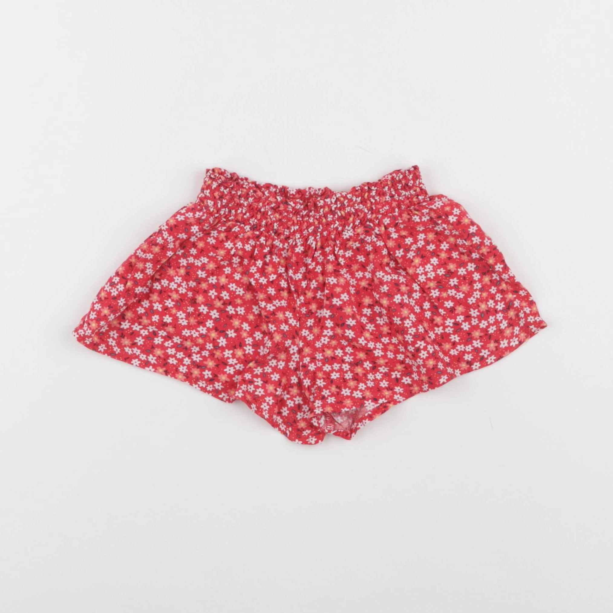 Vertbaudet - short rouge - 2 ans