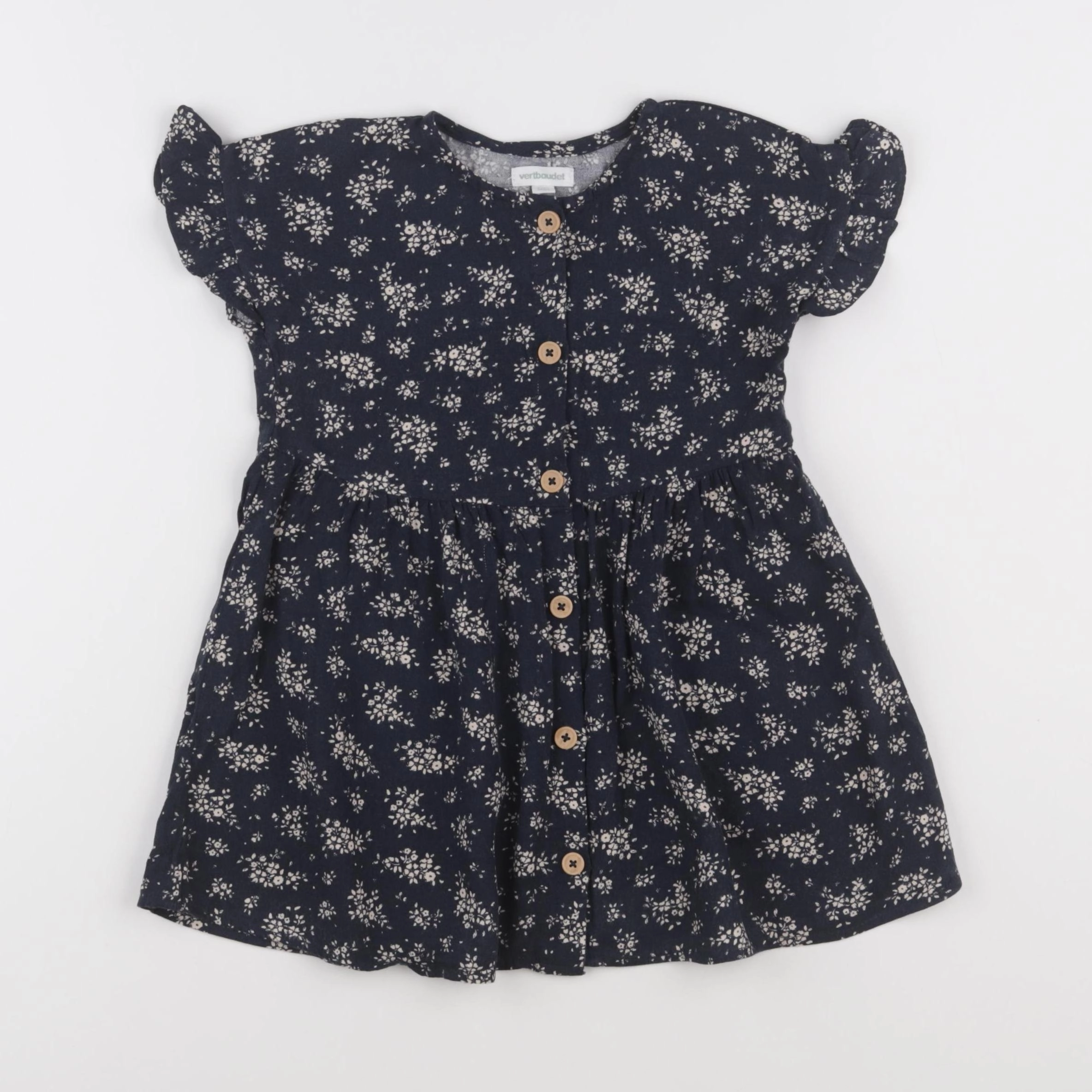Vertbaudet - robe bleu - 3 ans