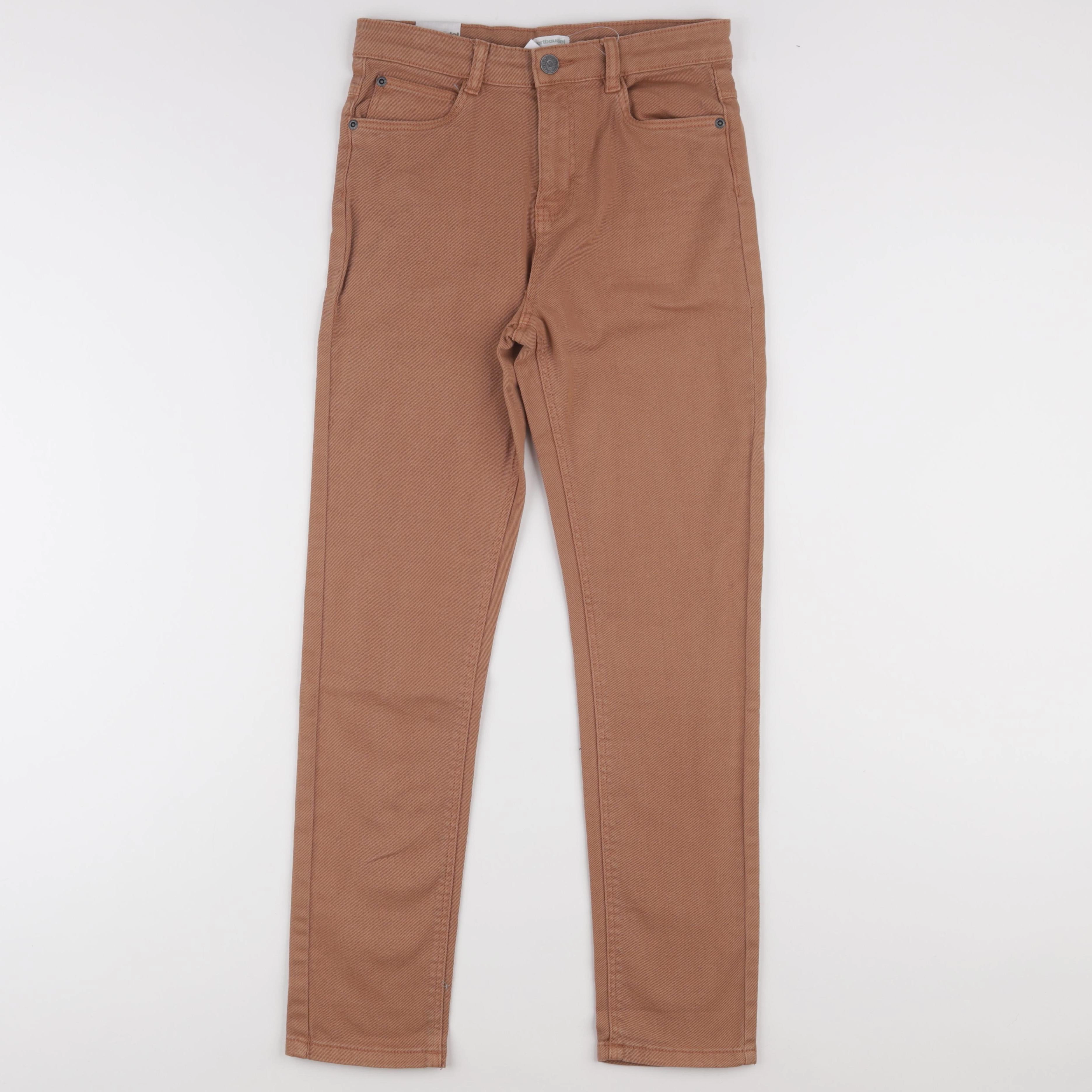 Vertbaudet - pantalon marron - 12 ans