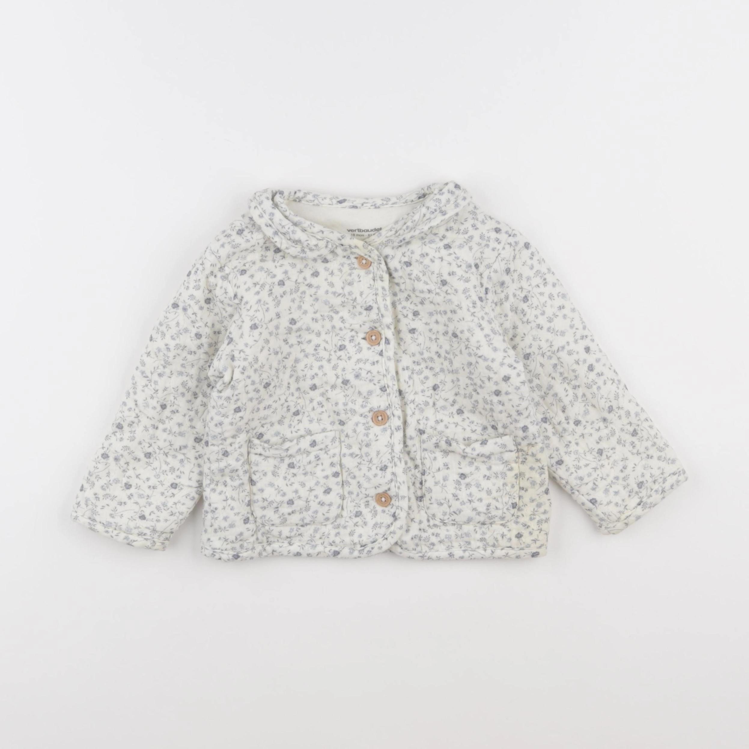 Vertbaudet - veste beige - 18 mois