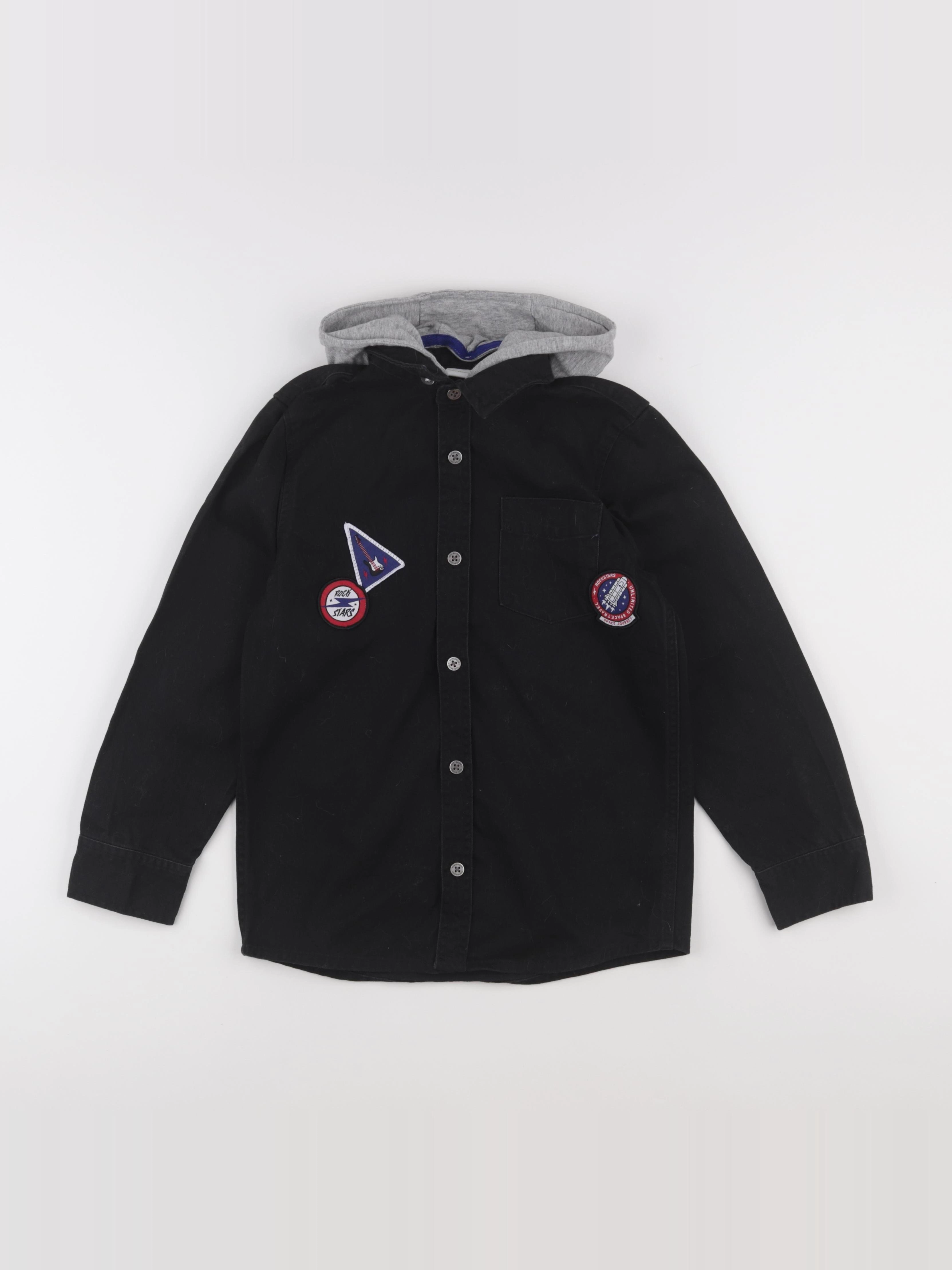 Vertbaudet - chemise noir - 10 ans