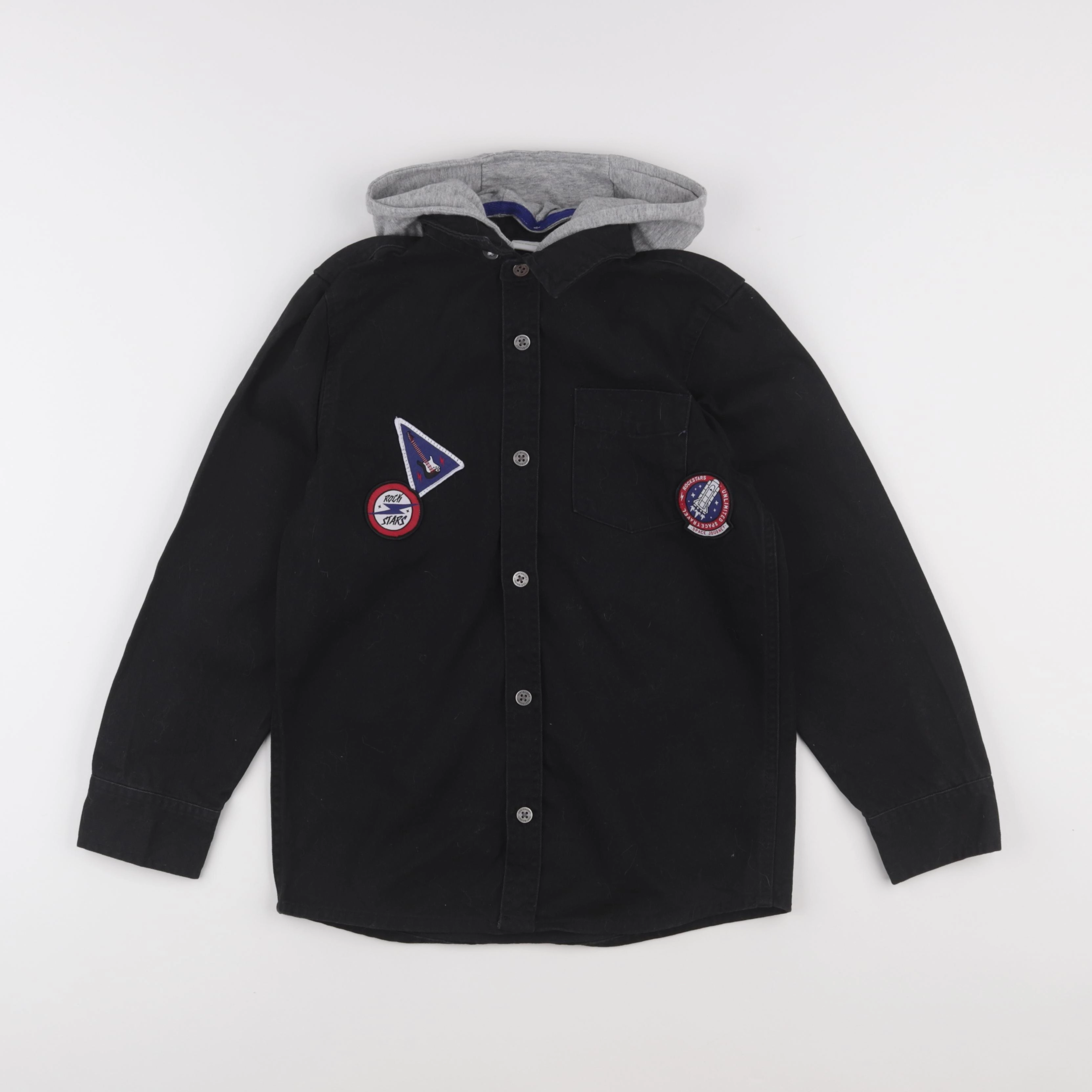 Vertbaudet - chemise noir - 10 ans