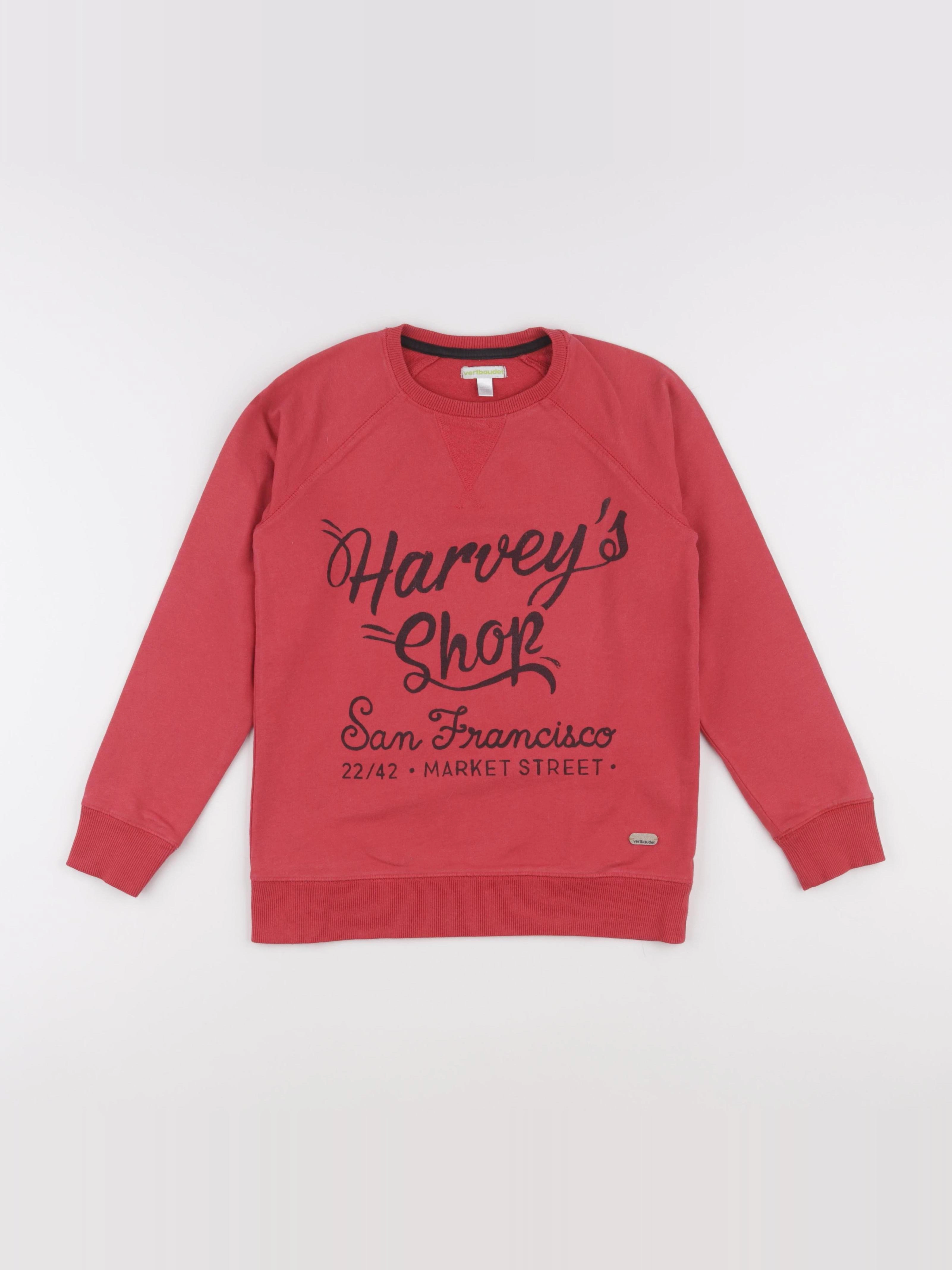 Vertbaudet - sweat rose - 10 ans