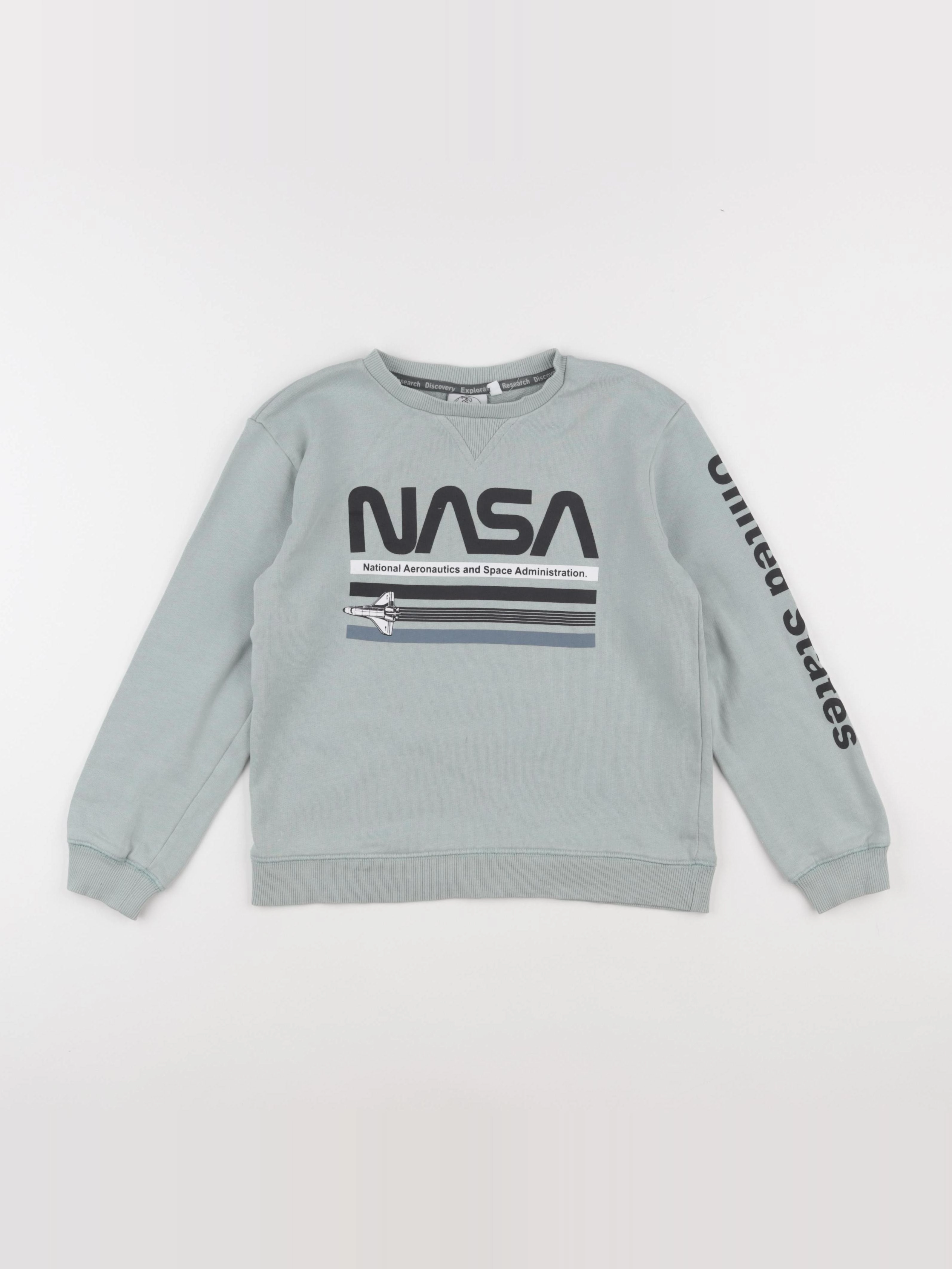 Vertbaudet - sweat bleu - 10 ans