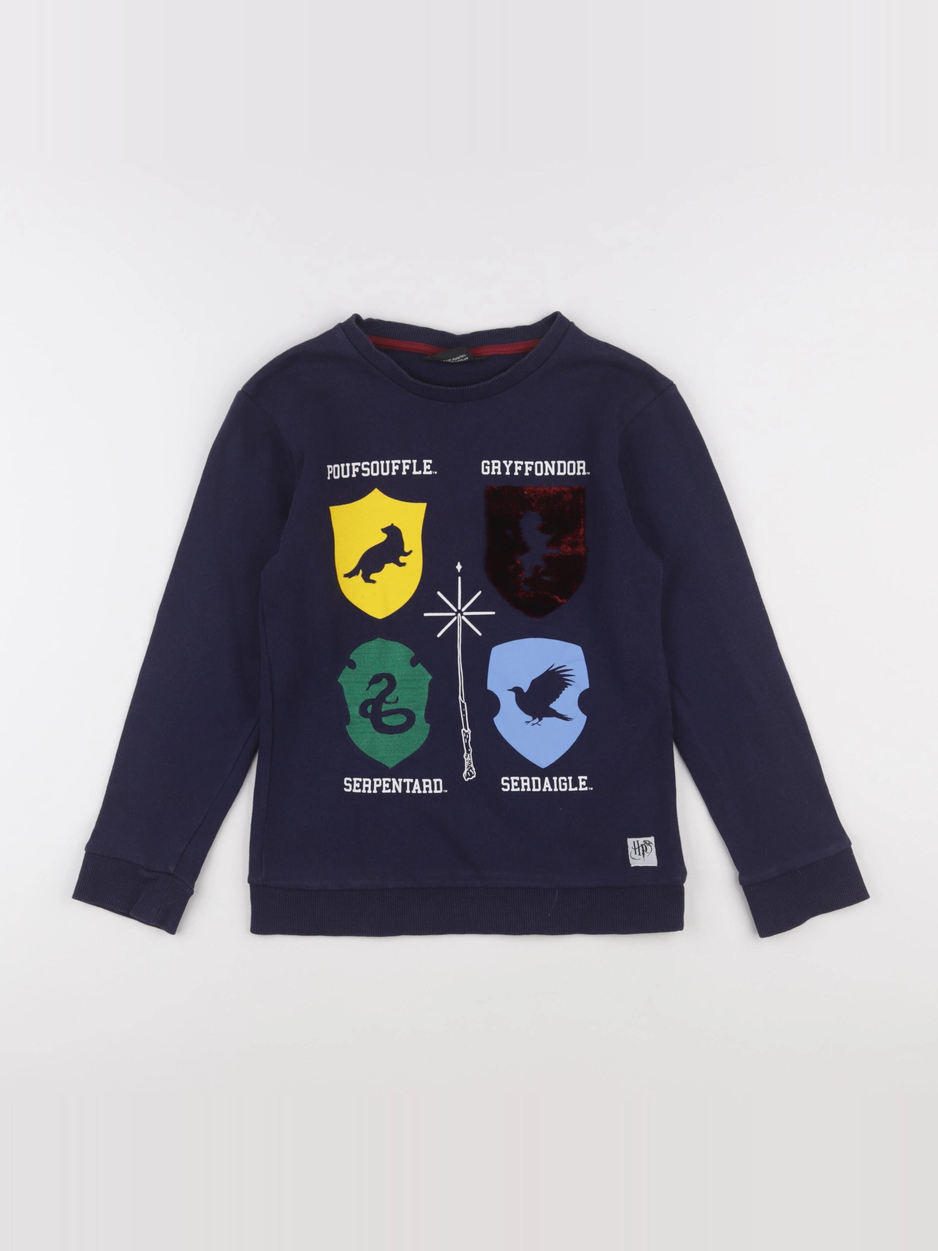 Vertbaudet - sweat bleu - 10 ans
