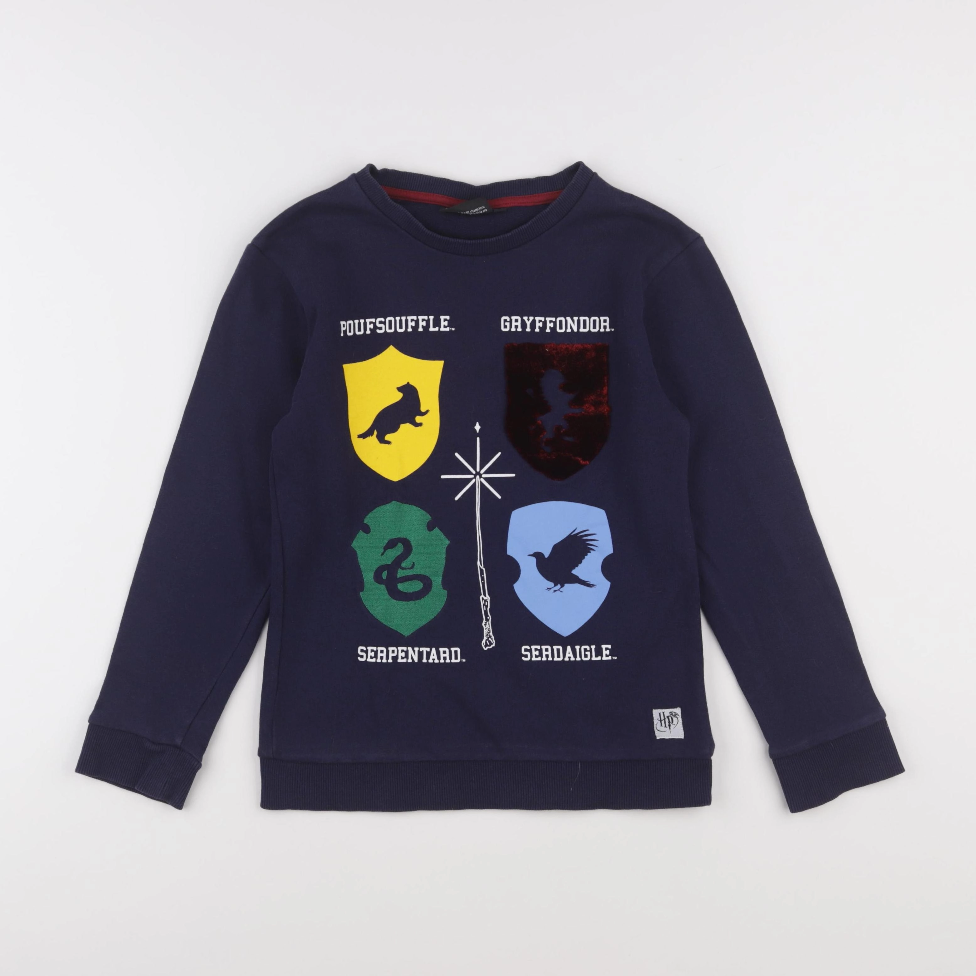 Vertbaudet - sweat bleu - 10 ans