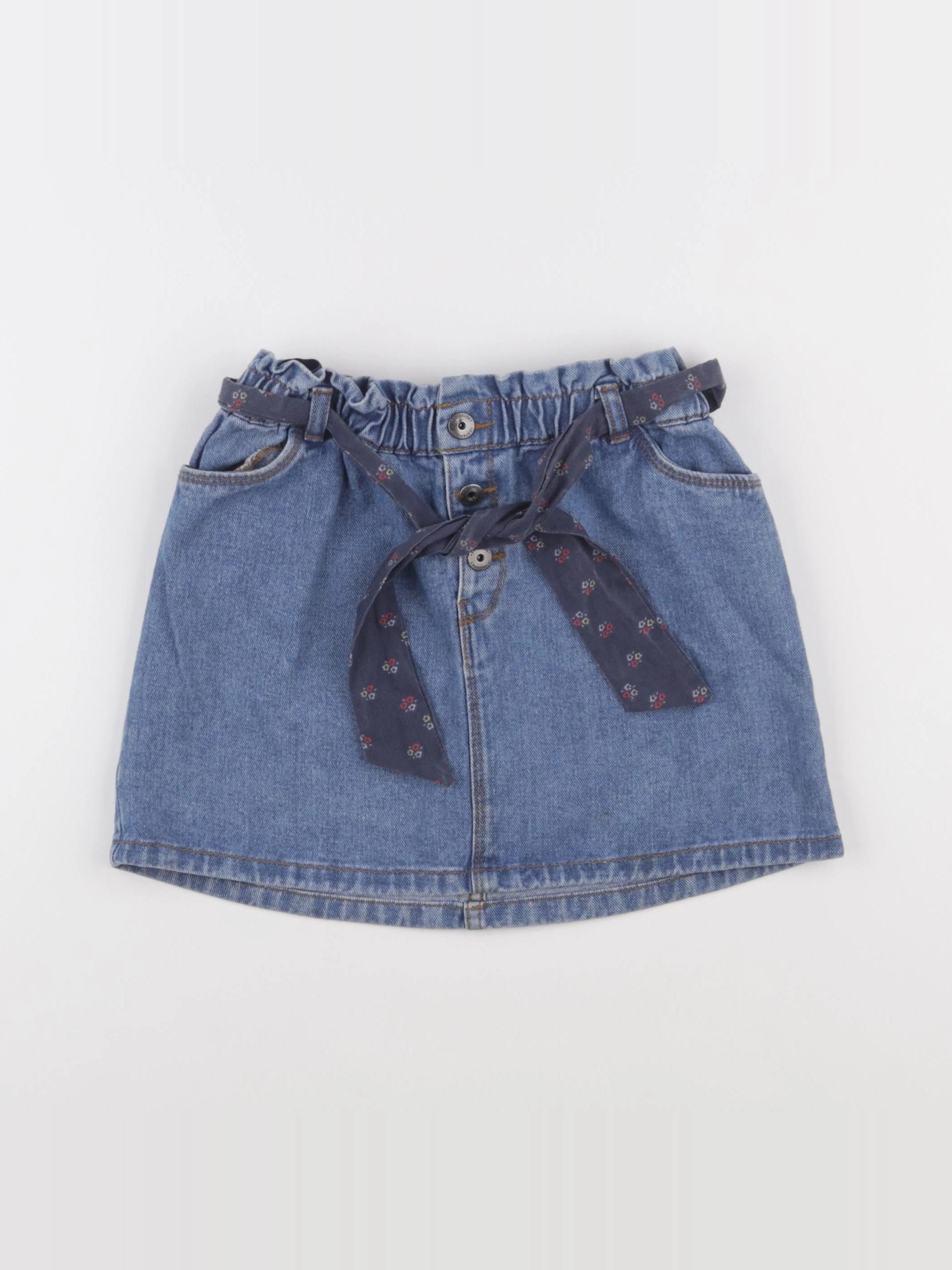 Vertbaudet - jupe bleu - 9 ans