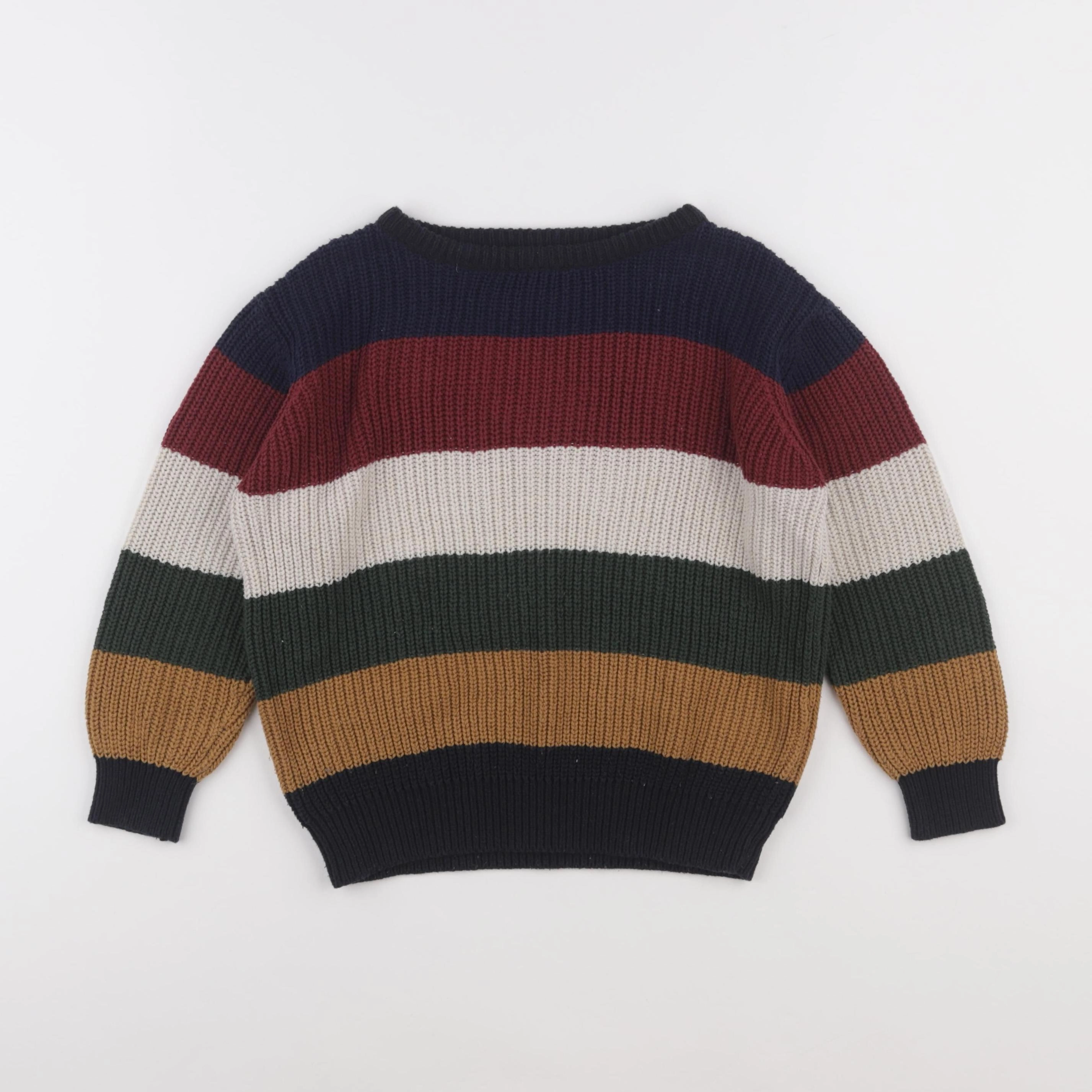 Vertbaudet - pull multicolore - 6 ans