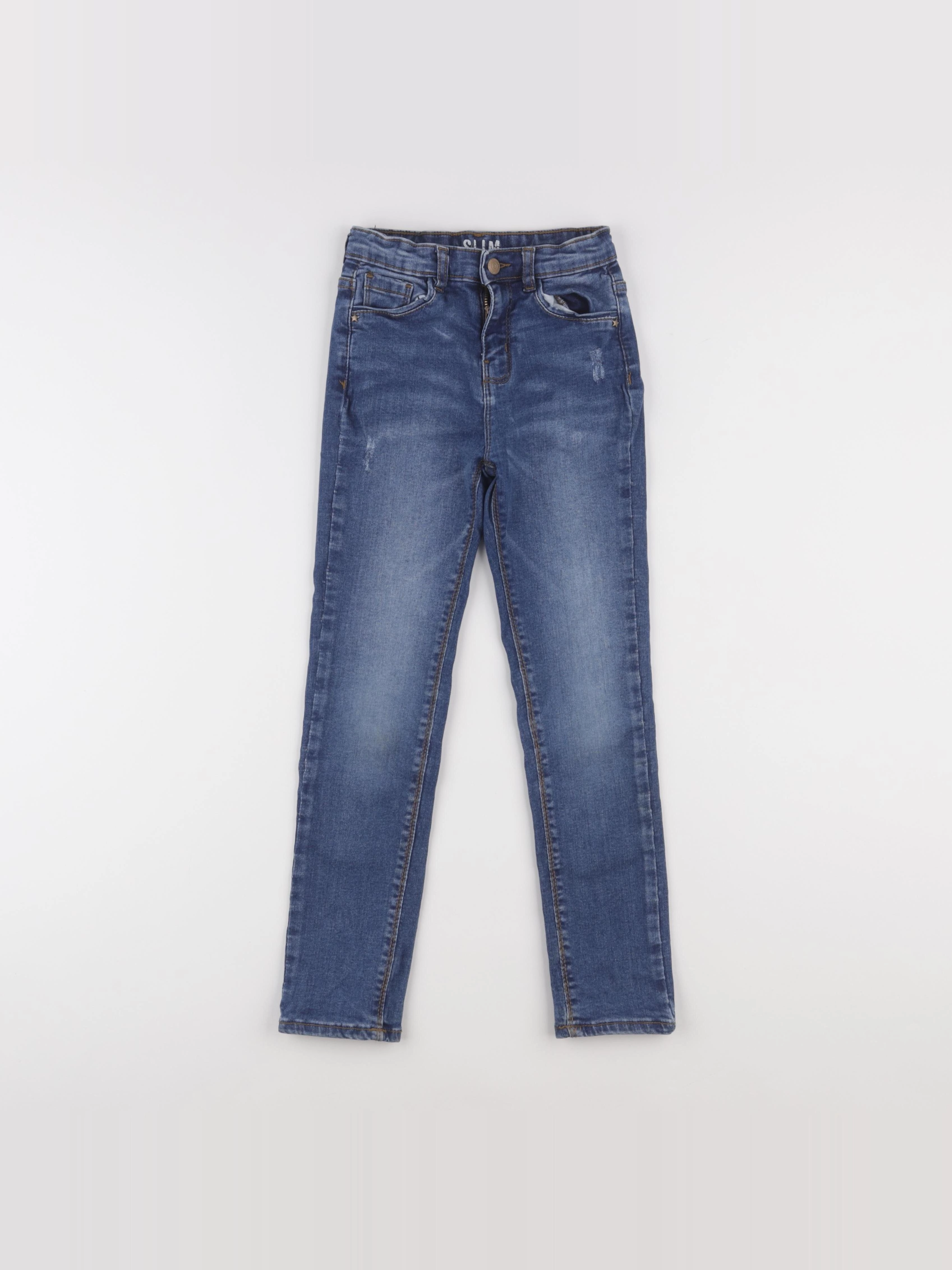Vertbaudet - jean bleu - 8 ans