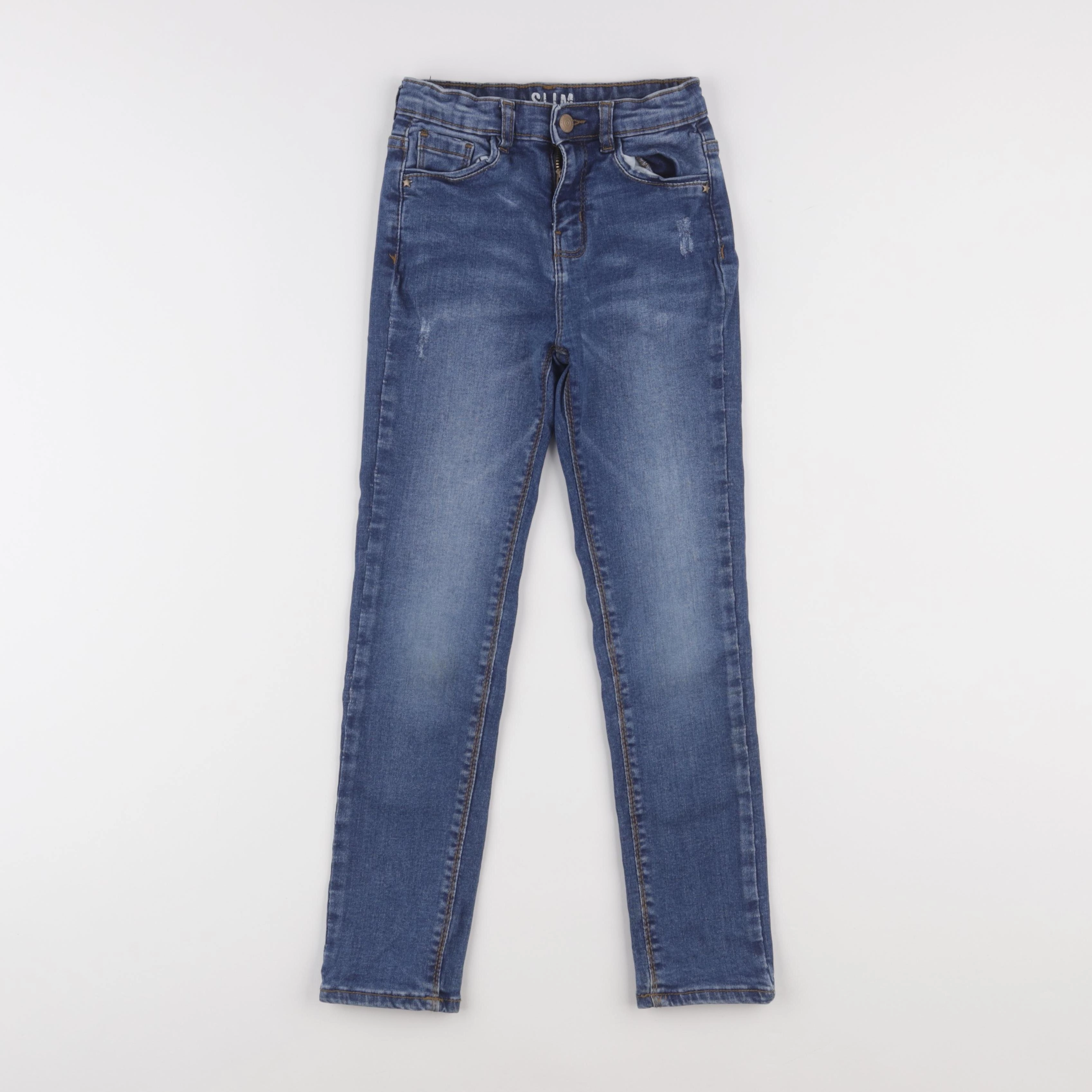 Vertbaudet - jean bleu - 8 ans