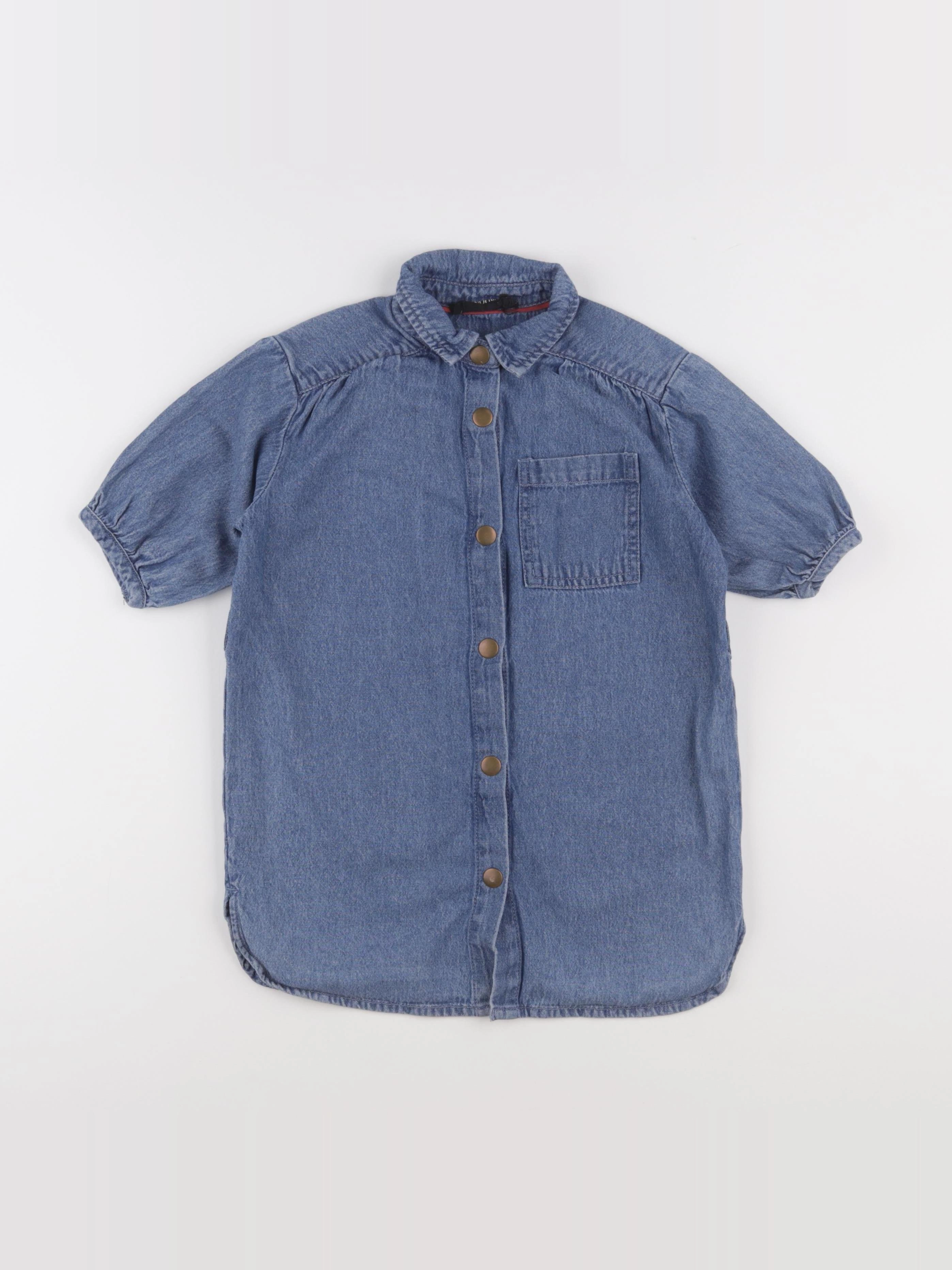 Monoprix - robe bleu - 4 ans