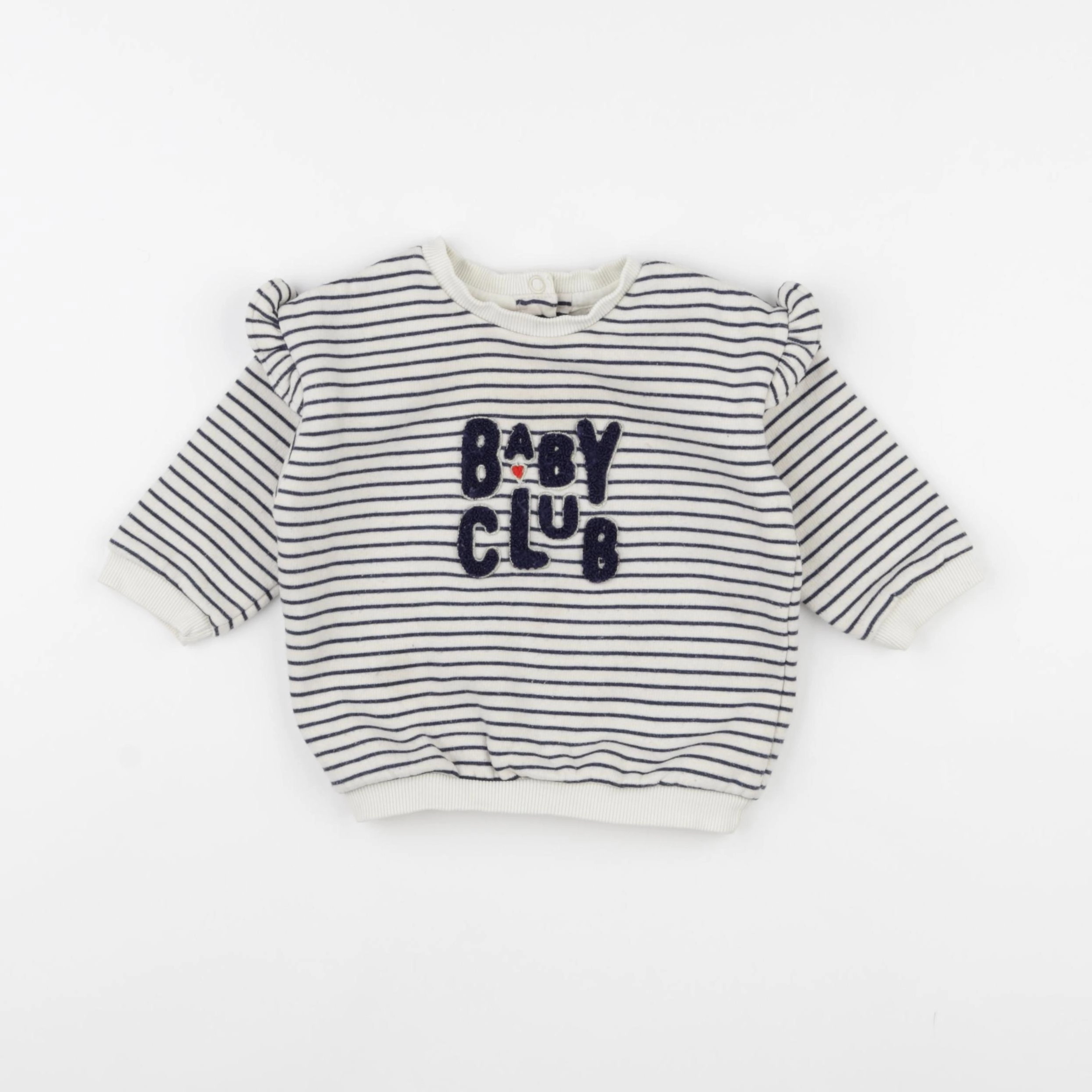 Tape à l'oeil - sweat beige, bleu - 9 mois