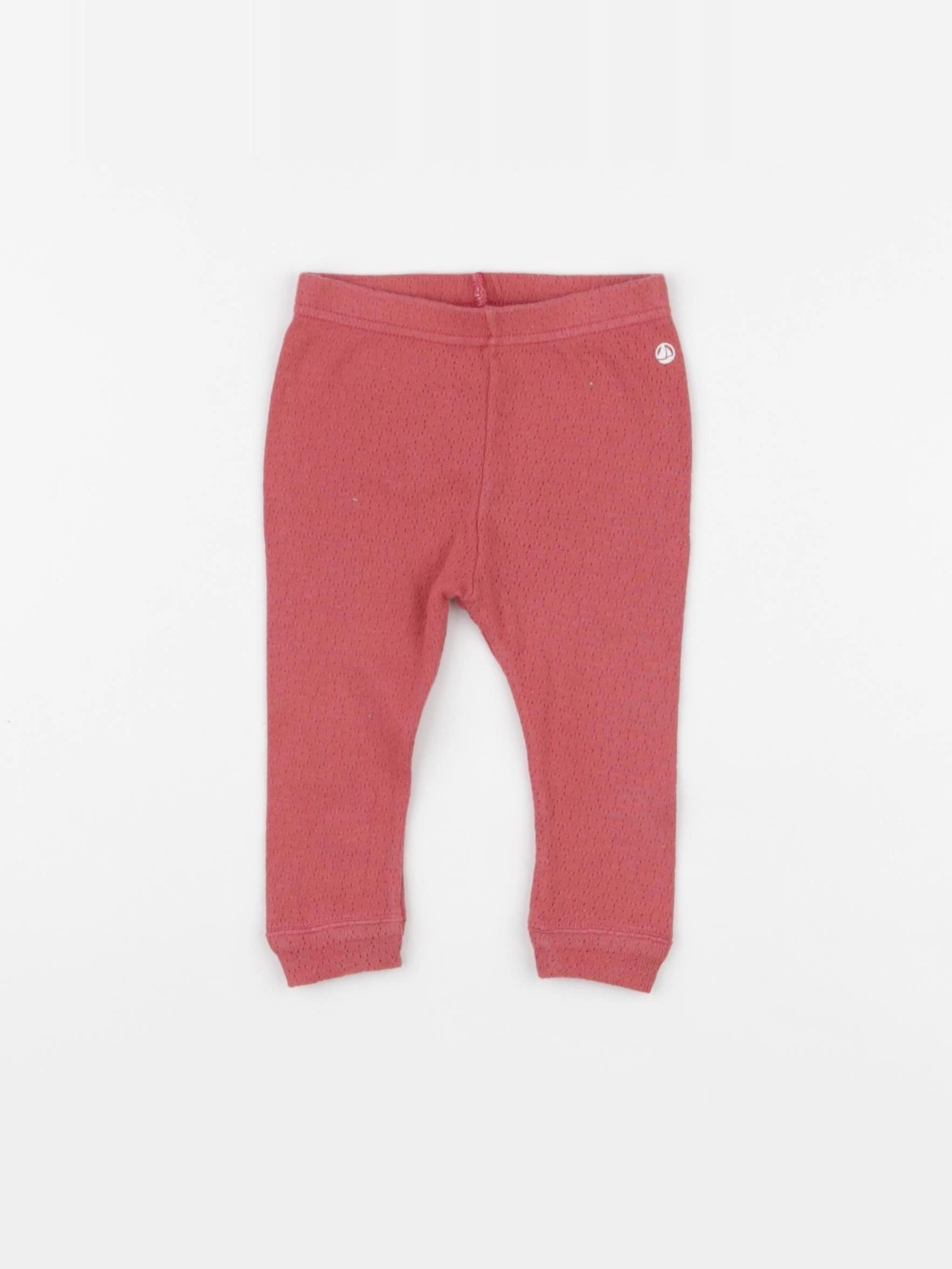 Petit Bateau - legging rose - 6 mois