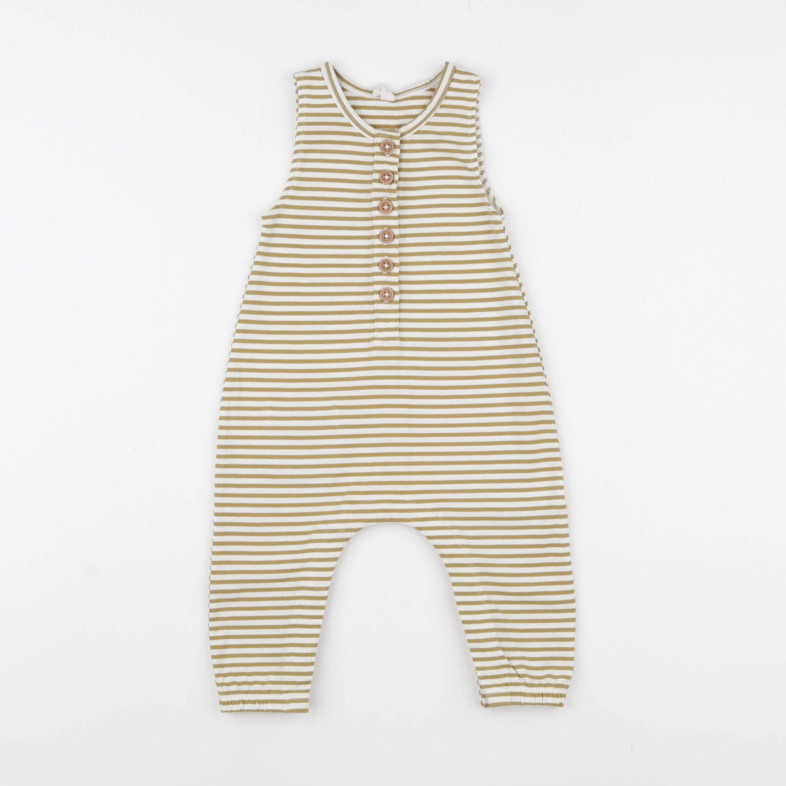 Quincy Mae - combinaison beige, jaune - 3/6 mois