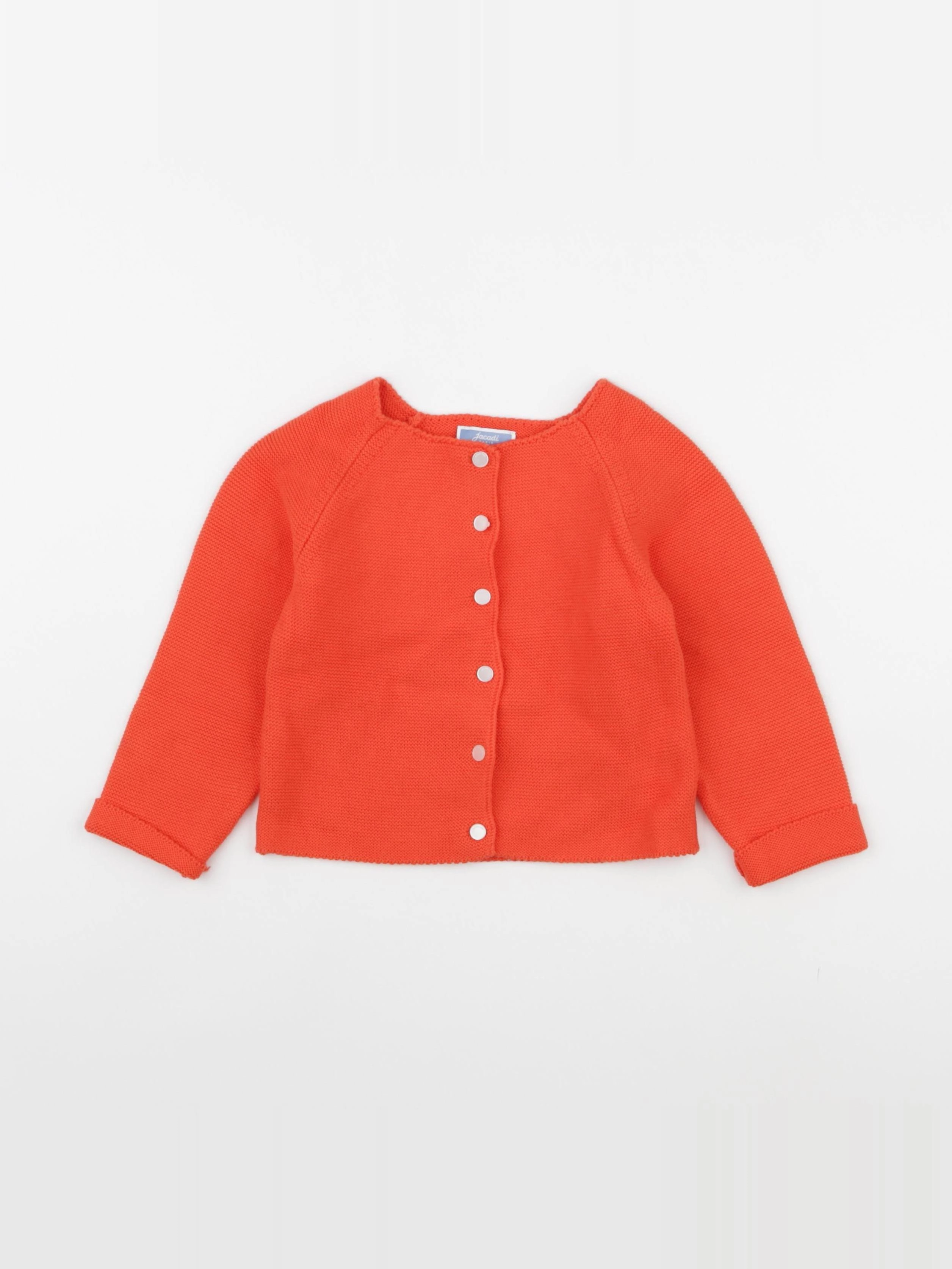 Jacadi - gilet rouge - 24 mois