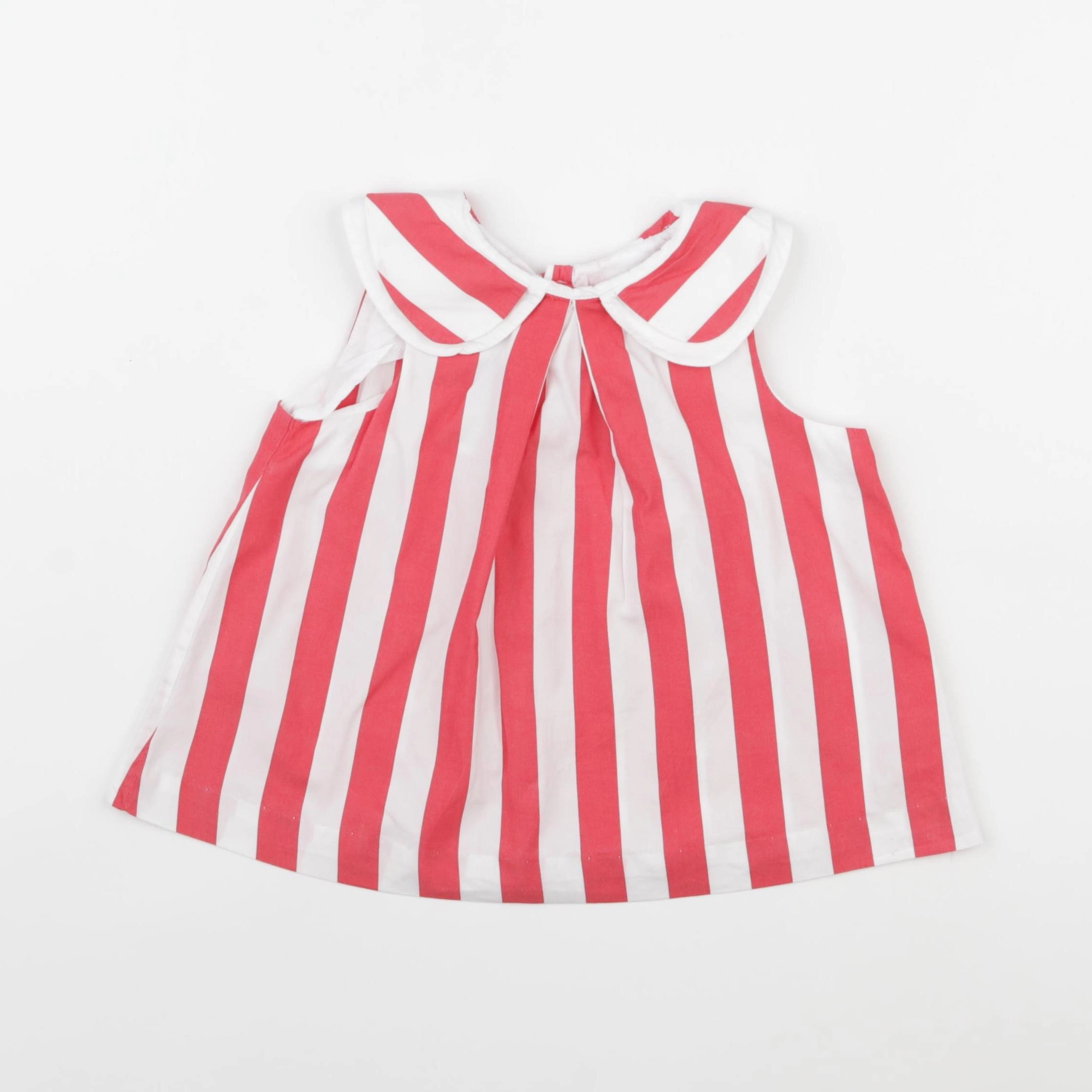 Jacadi - blouse blanc, rose - 24 mois