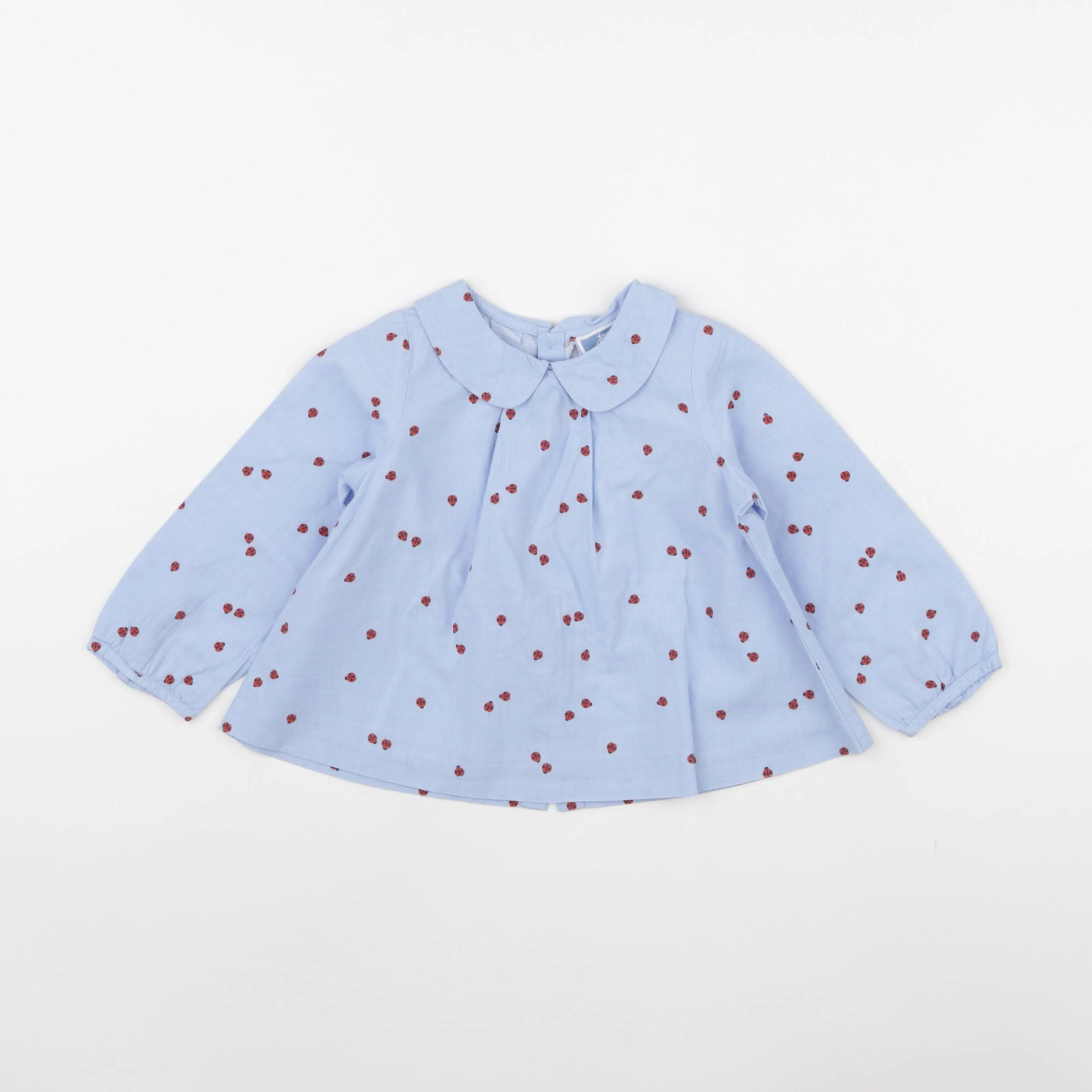 Jacadi - blouse bleu - 18 mois