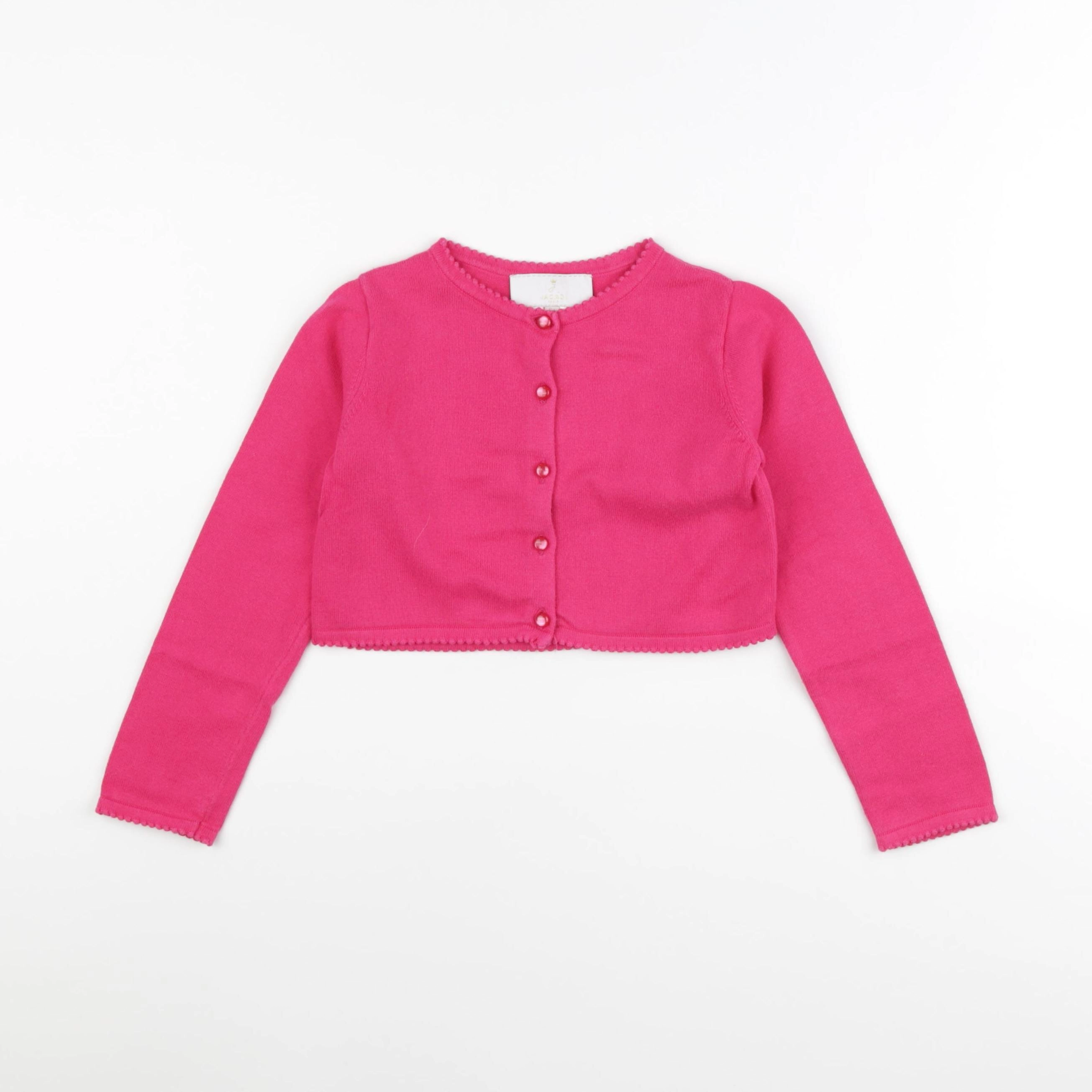 Jacadi - gilet rose - 6 ans