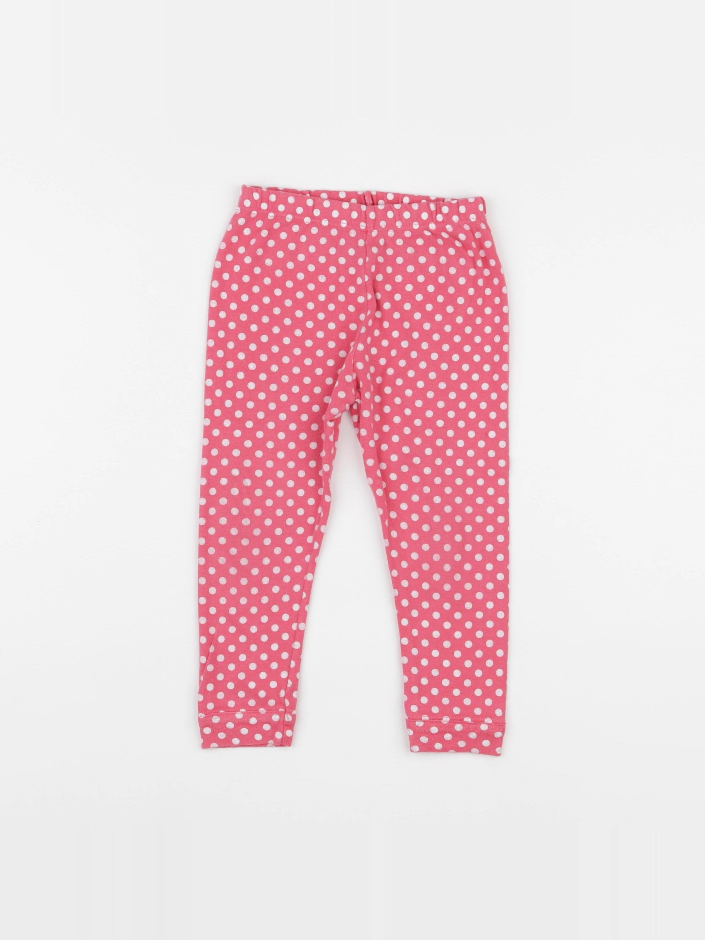 Petit Bateau - legging rose - 24 mois