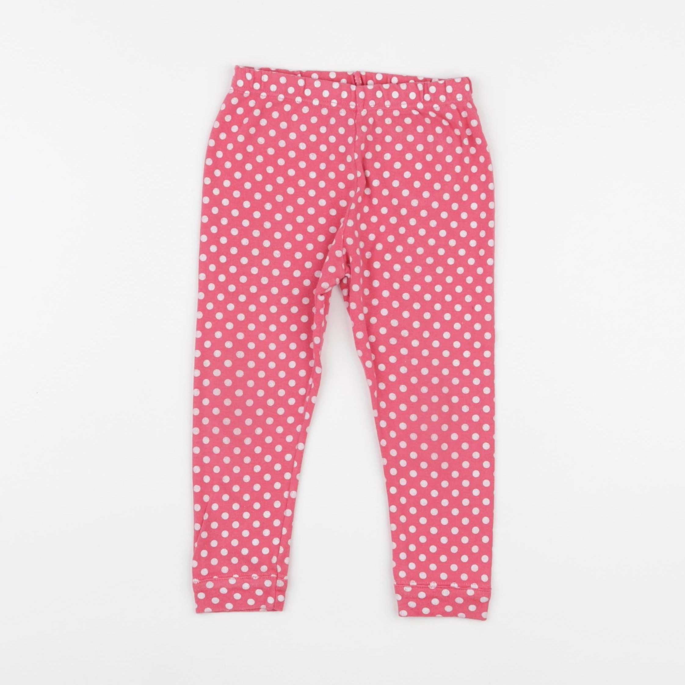 Petit Bateau - legging rose - 24 mois