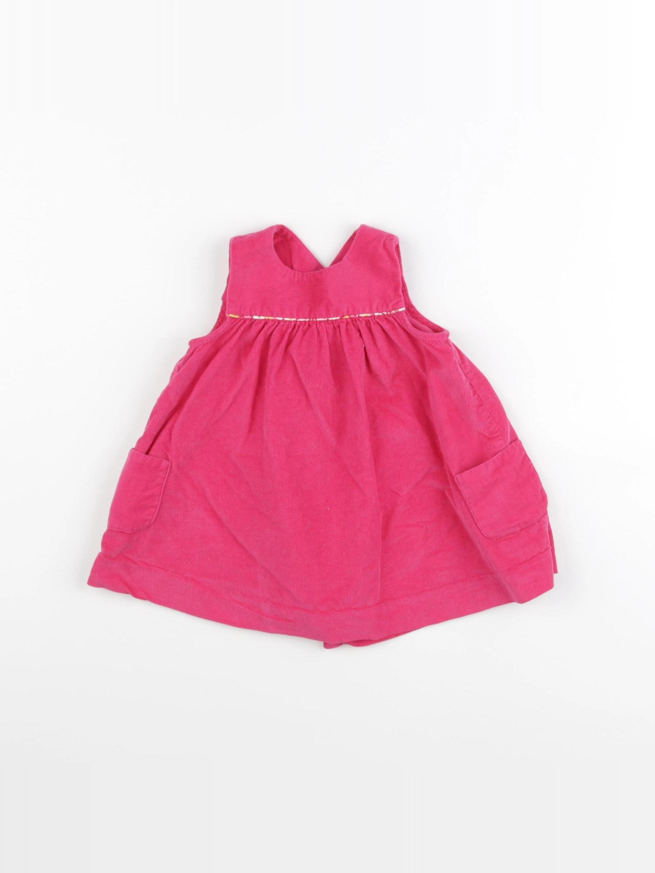 Jacadi - robe rose - 6 mois