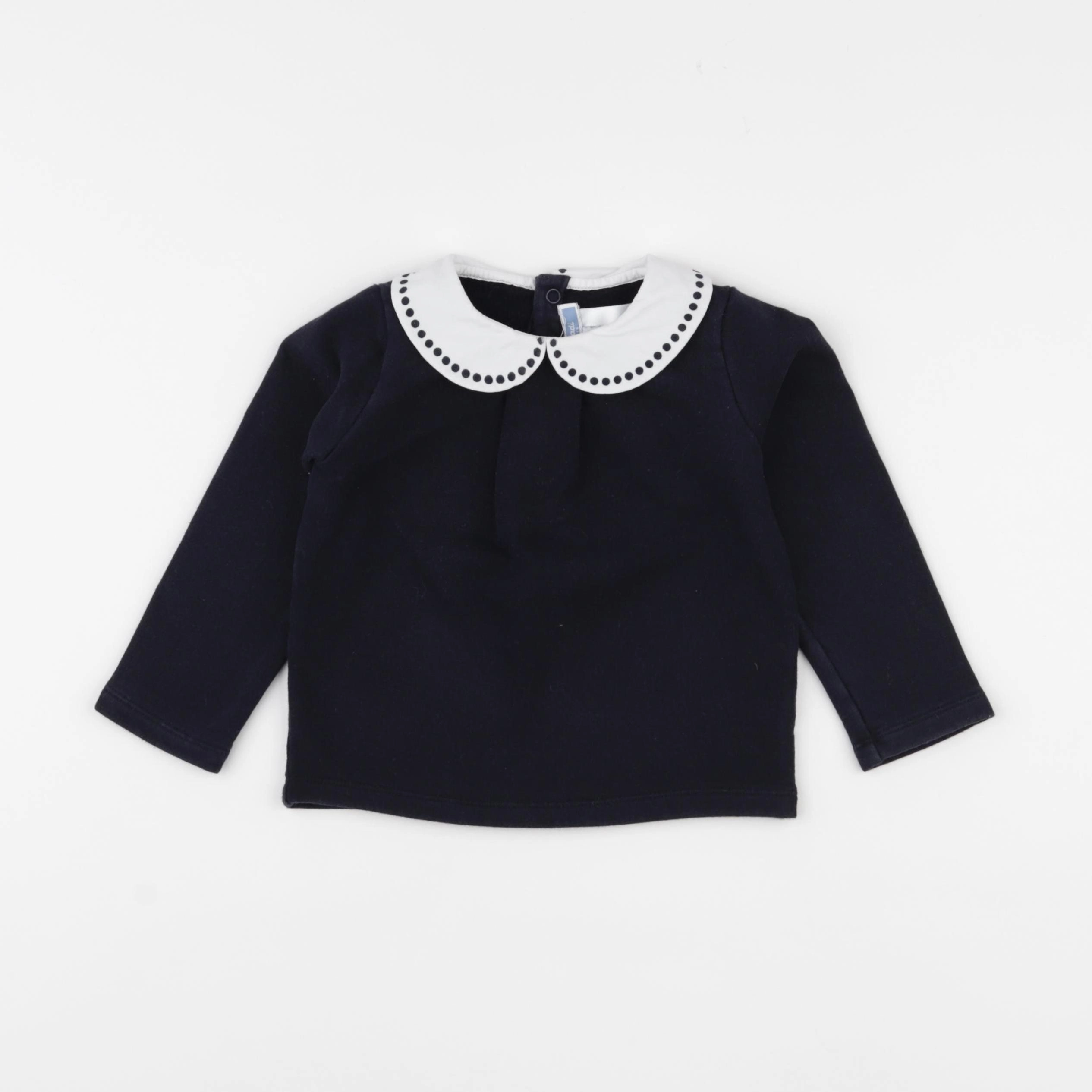 Jacadi - sweat bleu - 24 mois