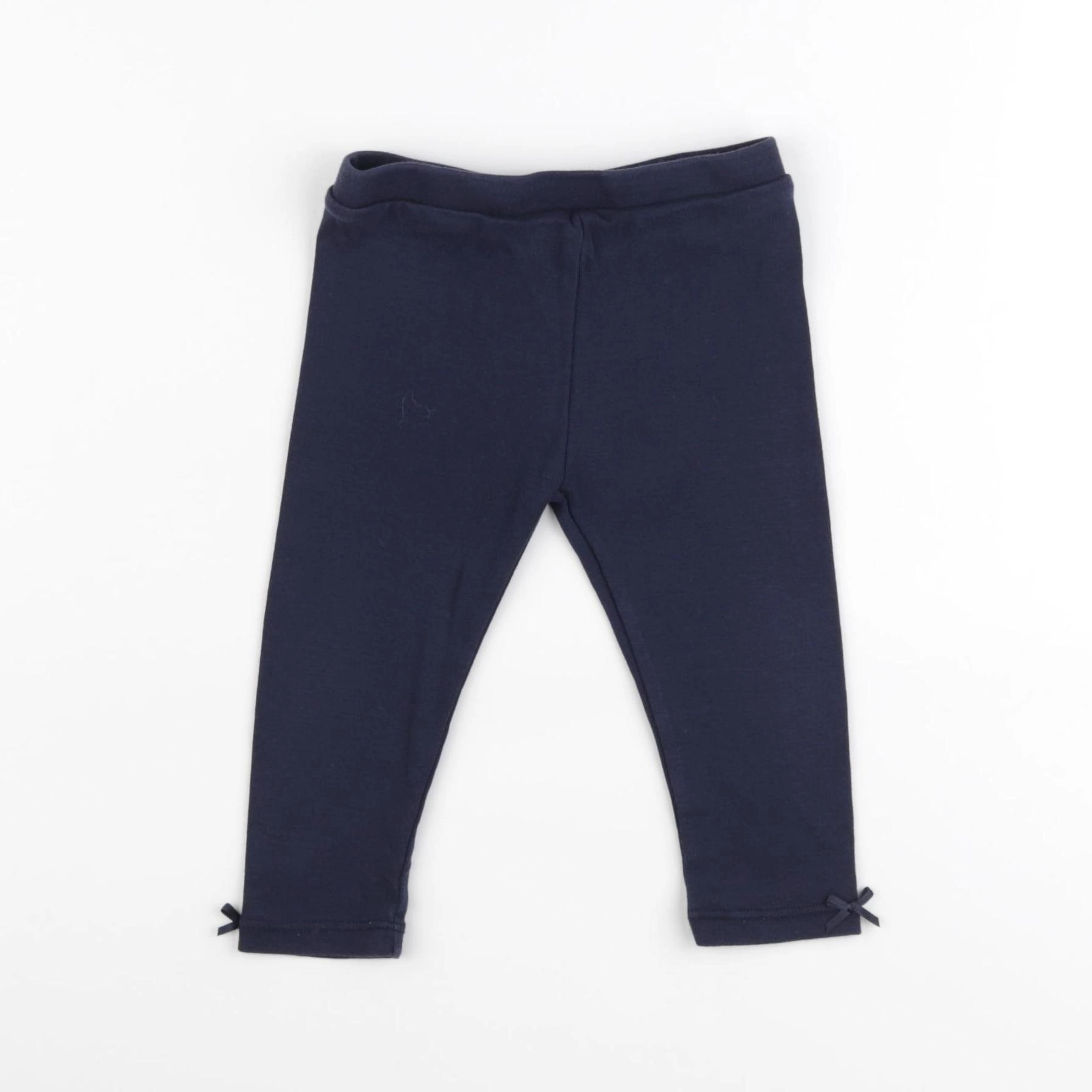 Jacadi - legging bleu - 12 mois