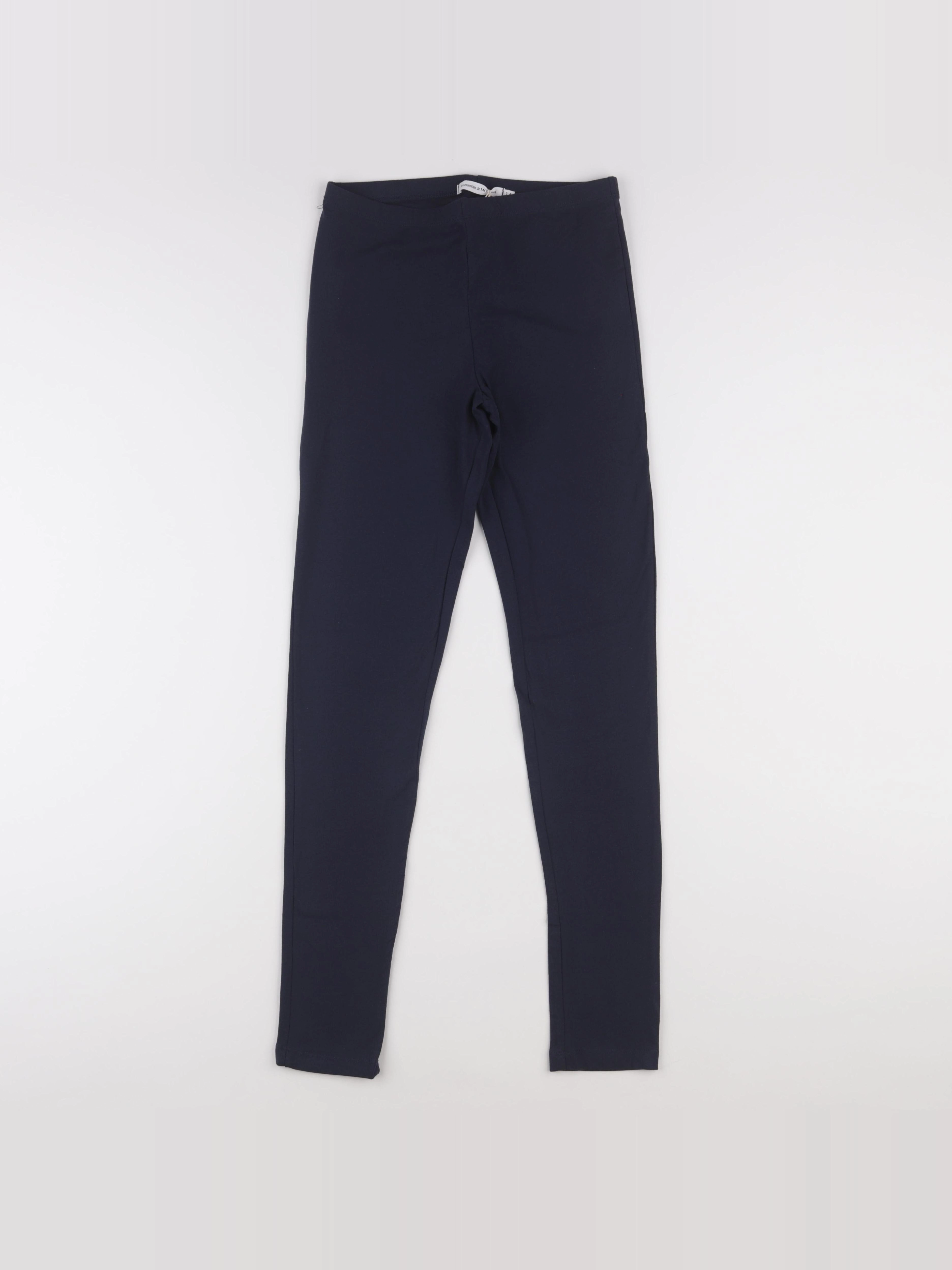 Monoprix - legging bleu - 14 ans