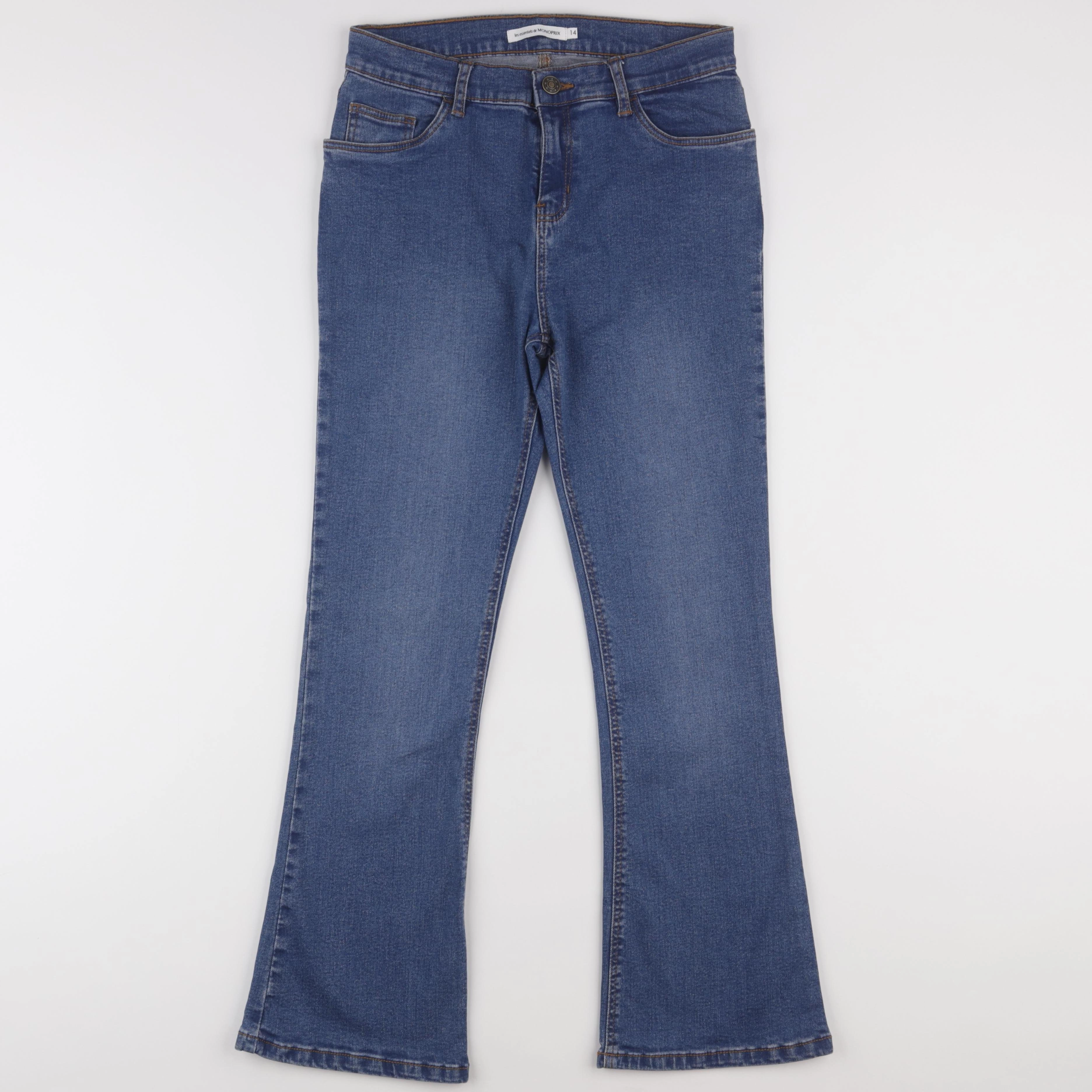 Monoprix - jean bleu - 14 ans