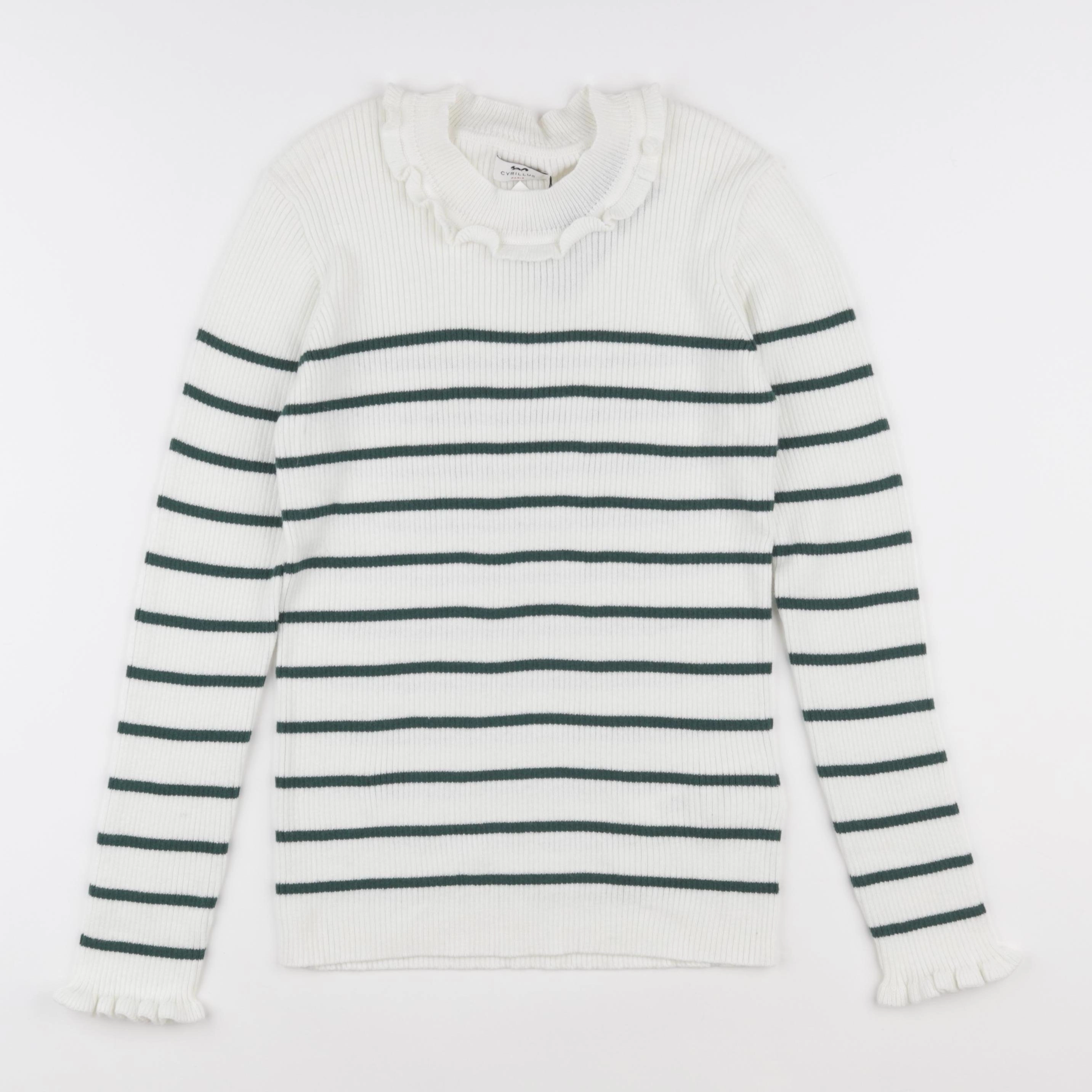 Cyrillus - pull blanc - 14 ans