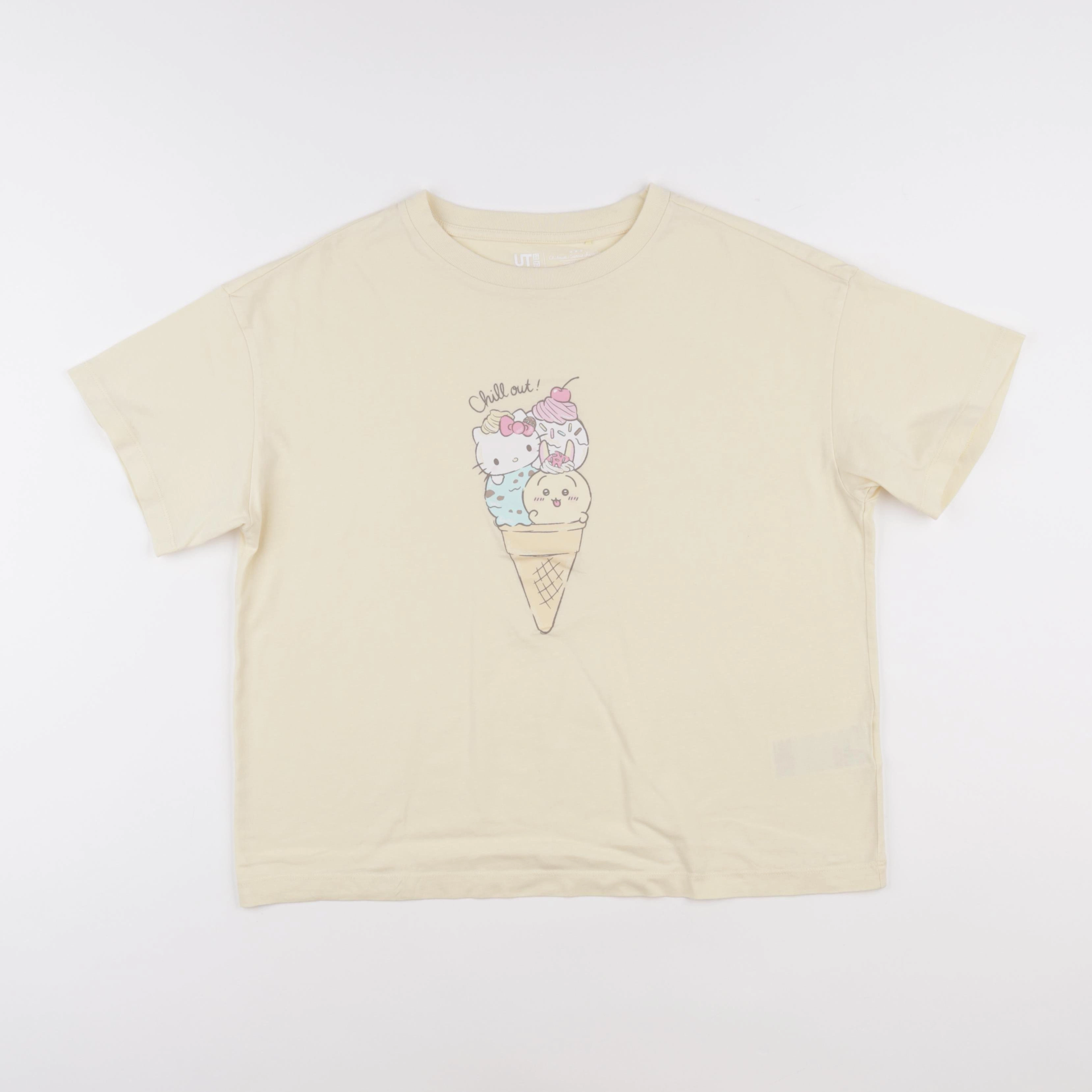 Uniqlo - tee-shirt jaune - 13 ans