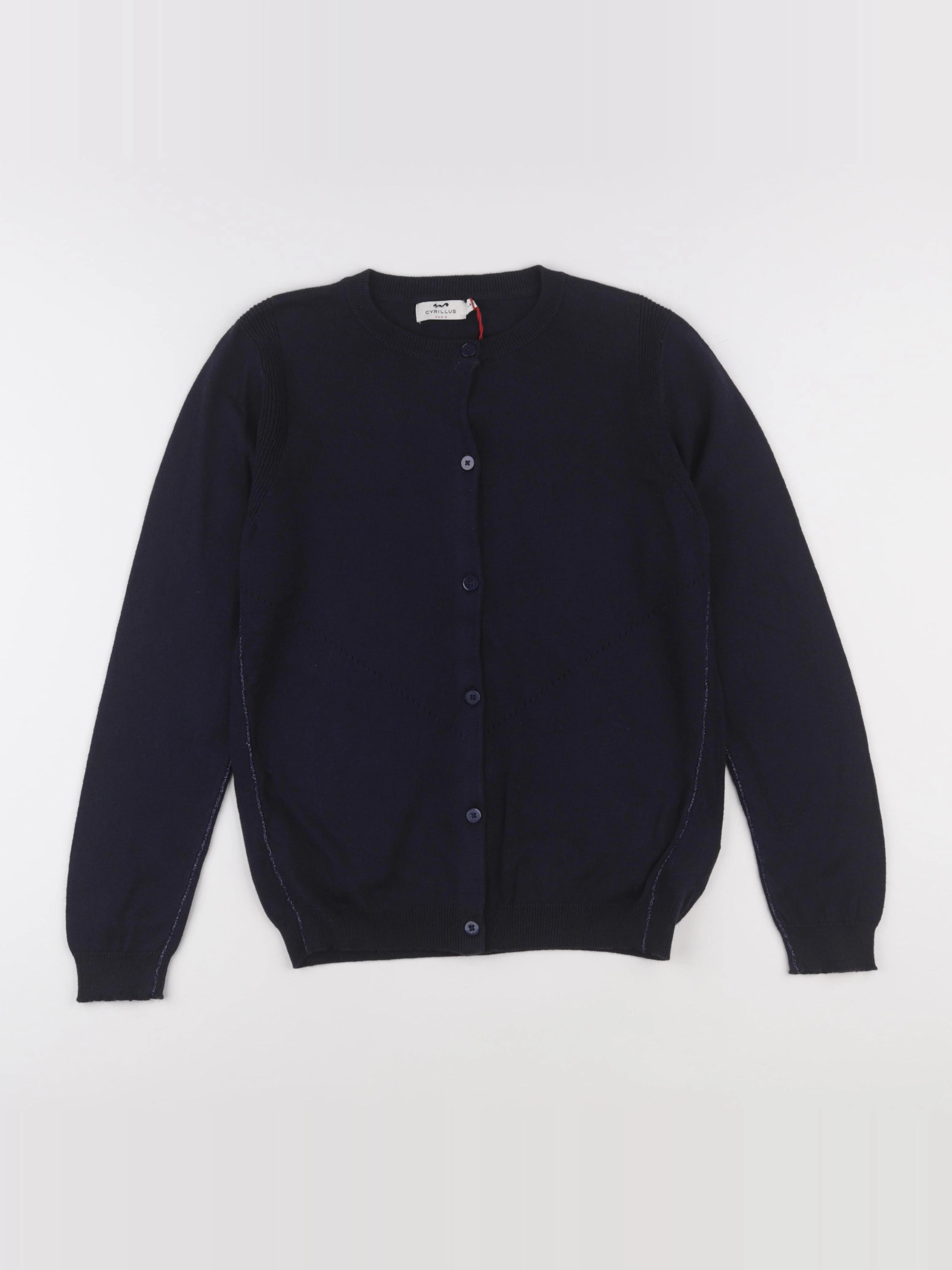 Cyrillus - gilet bleu - 14 ans