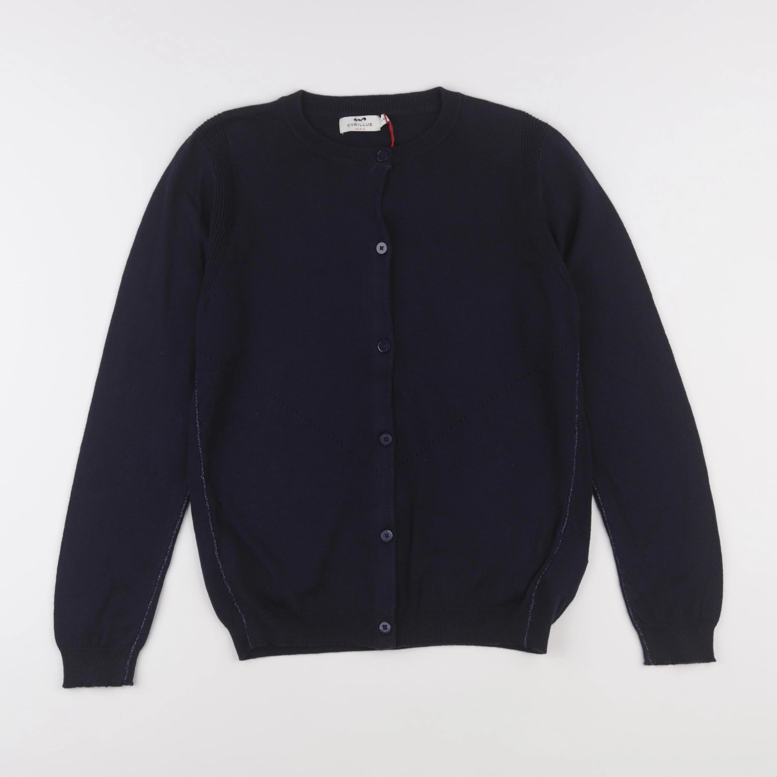 Cyrillus - gilet bleu - 14 ans