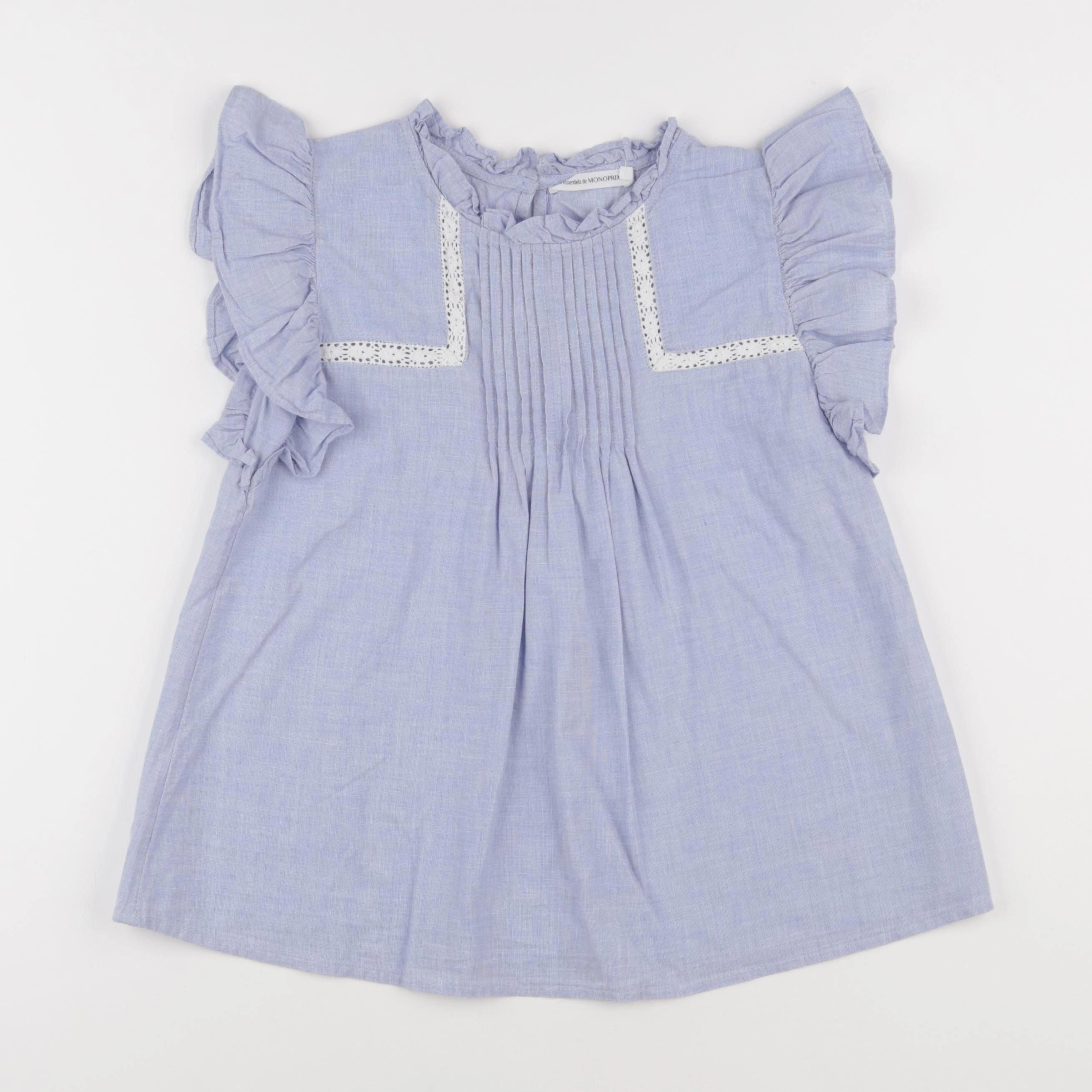 Monoprix - blouse bleu - 12 ans